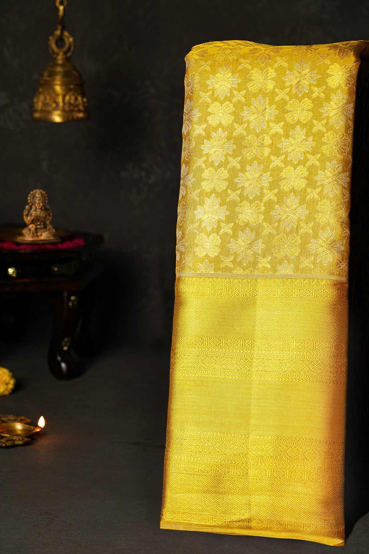 Kancheepuram Tissue Gold Saree