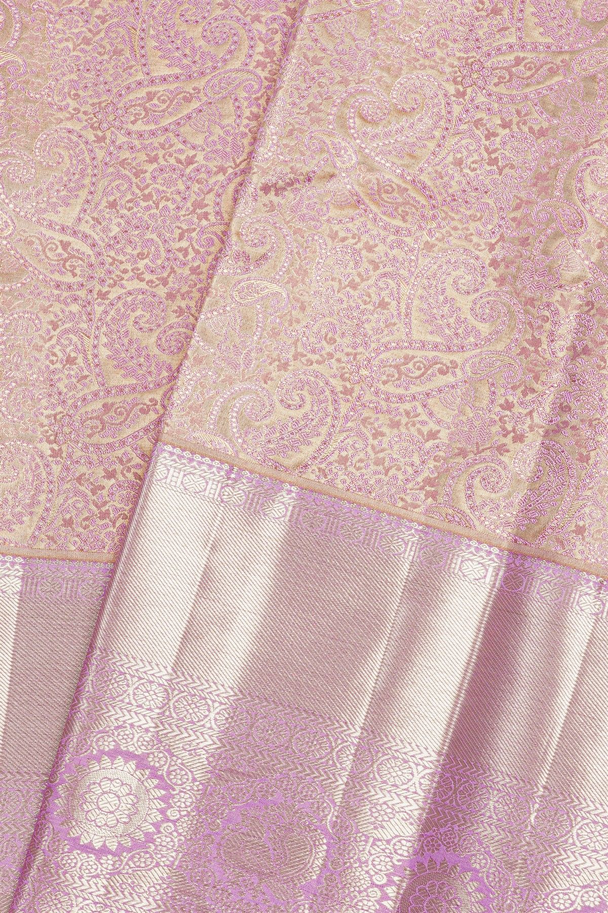 Kancheepuram Tissue Lavender Saree