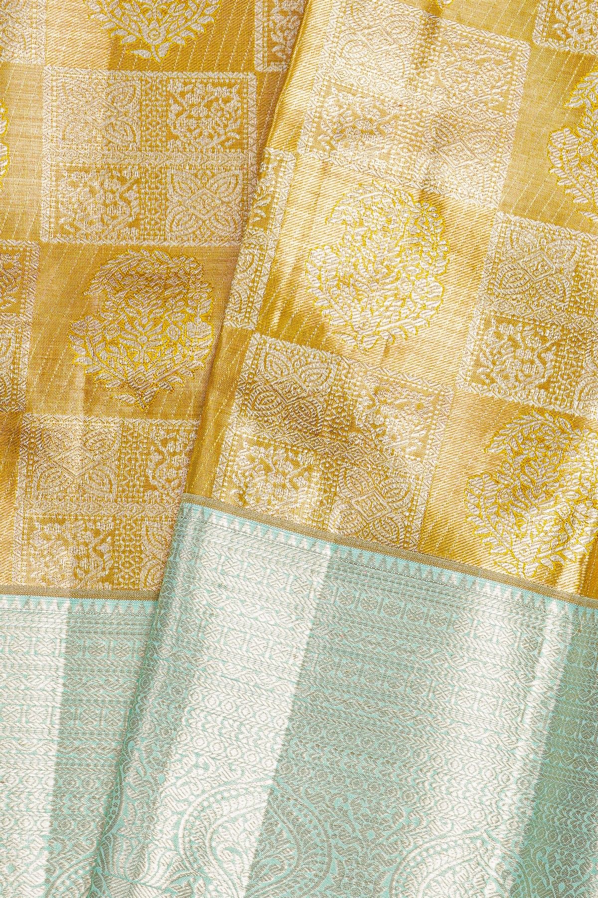 Kancheepuram Tissue Gold Saree