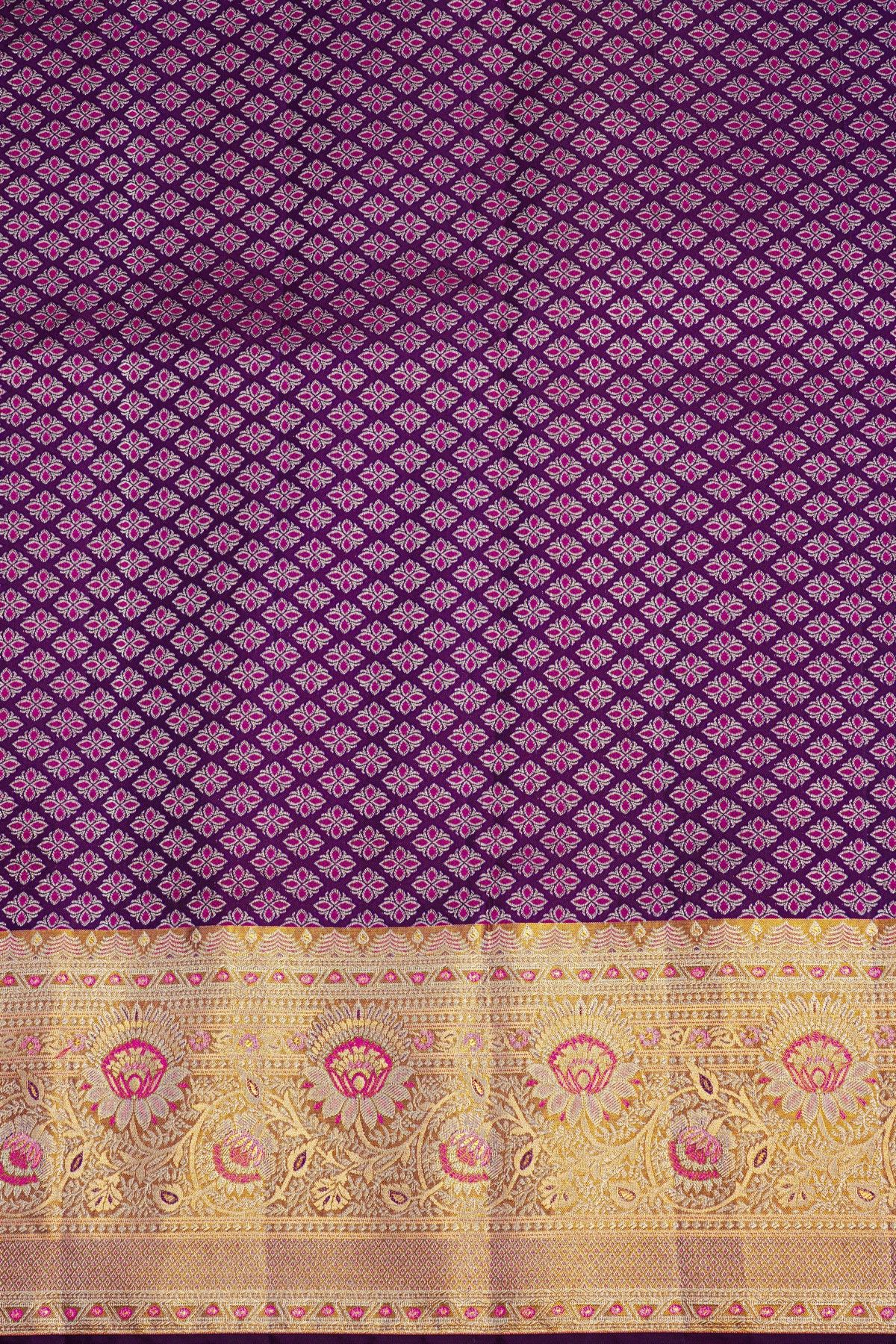 Kancheepuram Silk Dual Colour Saree