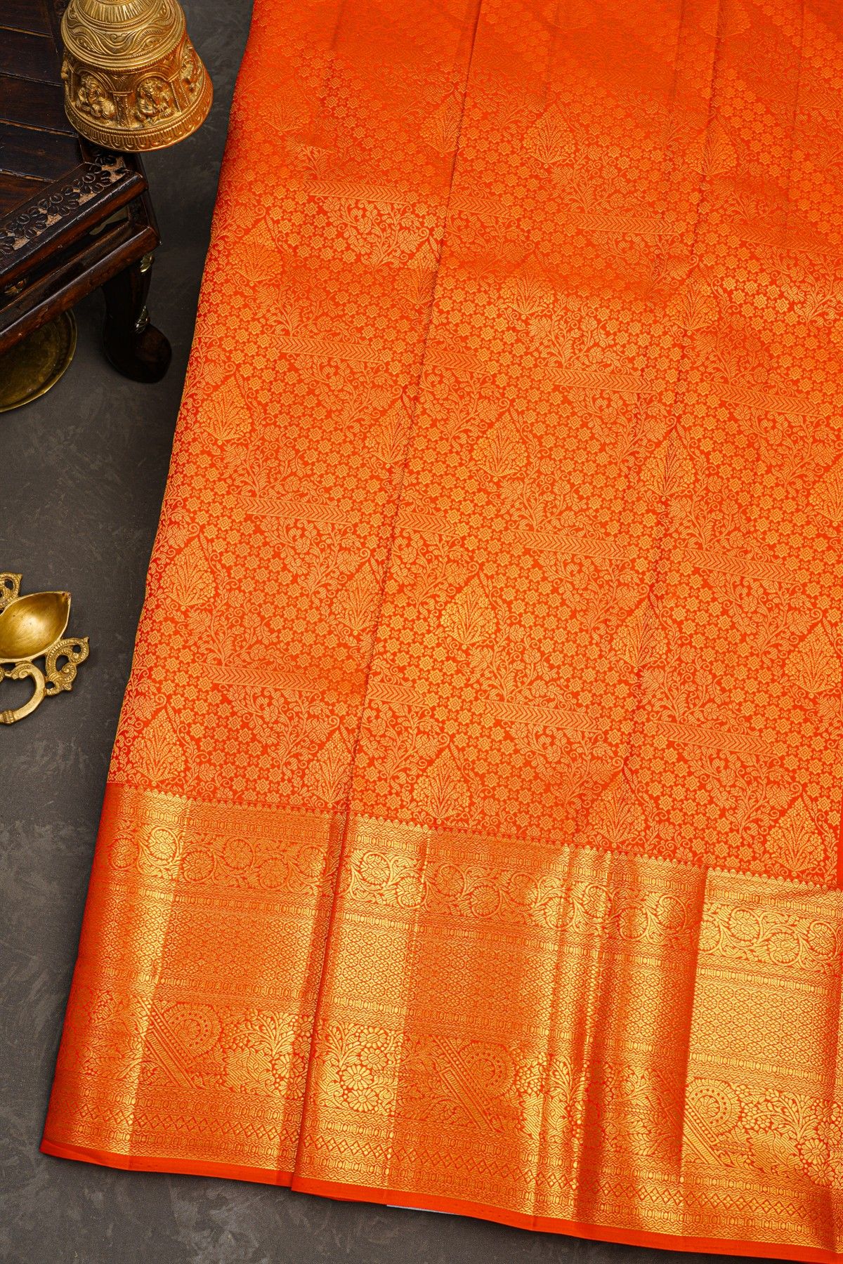 Kancheepuram Silk Red Saree