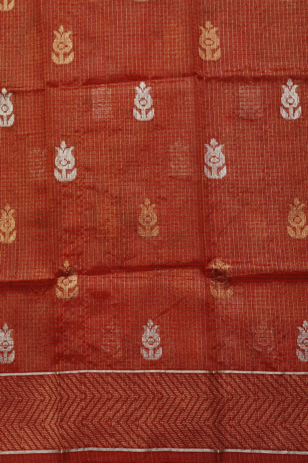 Zari Kota Cotton Lavender Tissue Saree