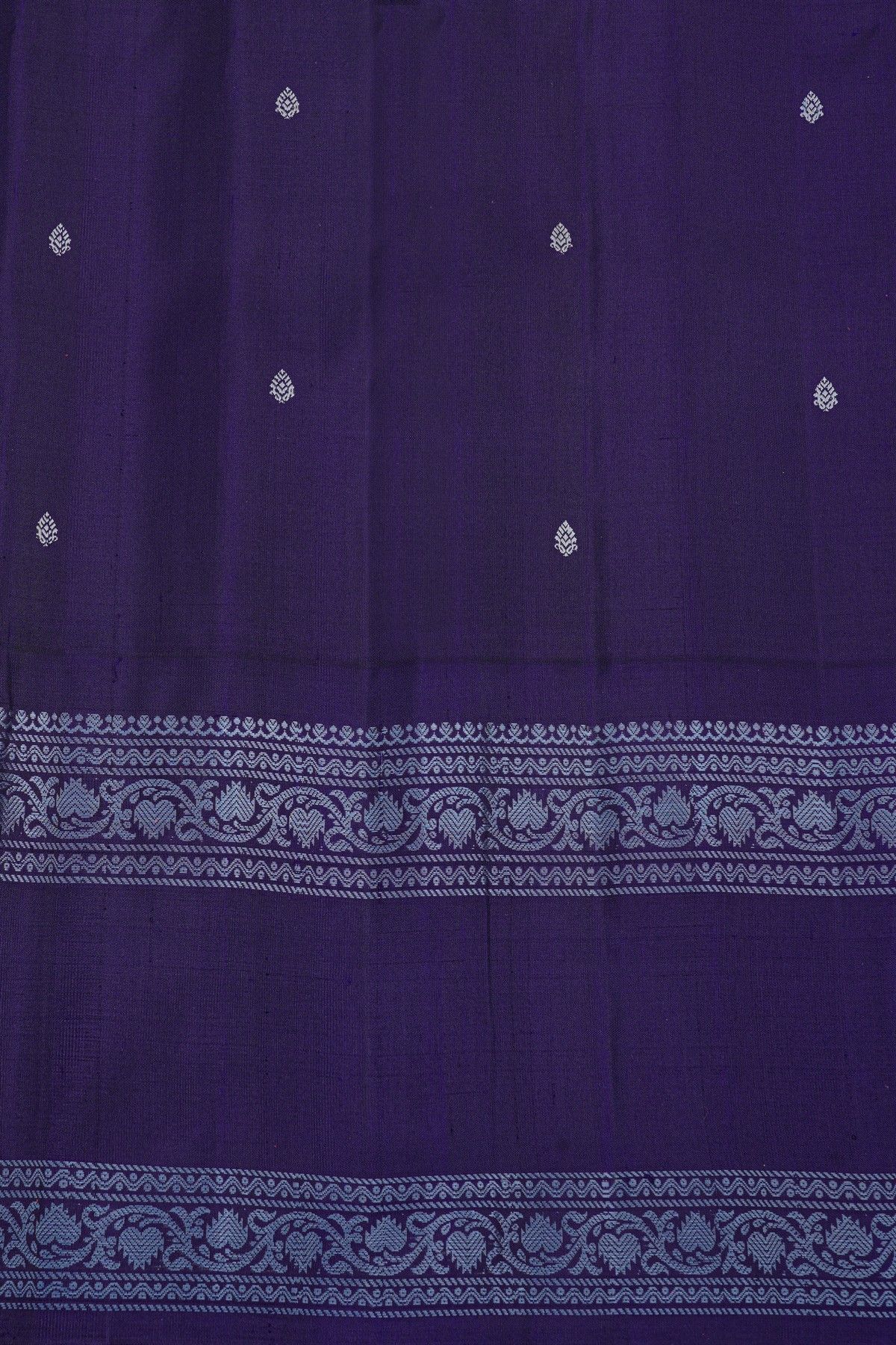 Gadwal Silk Peach Saree