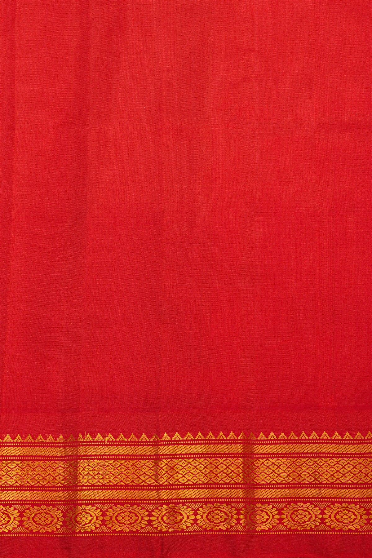 Gadwal Silk Off White Saree