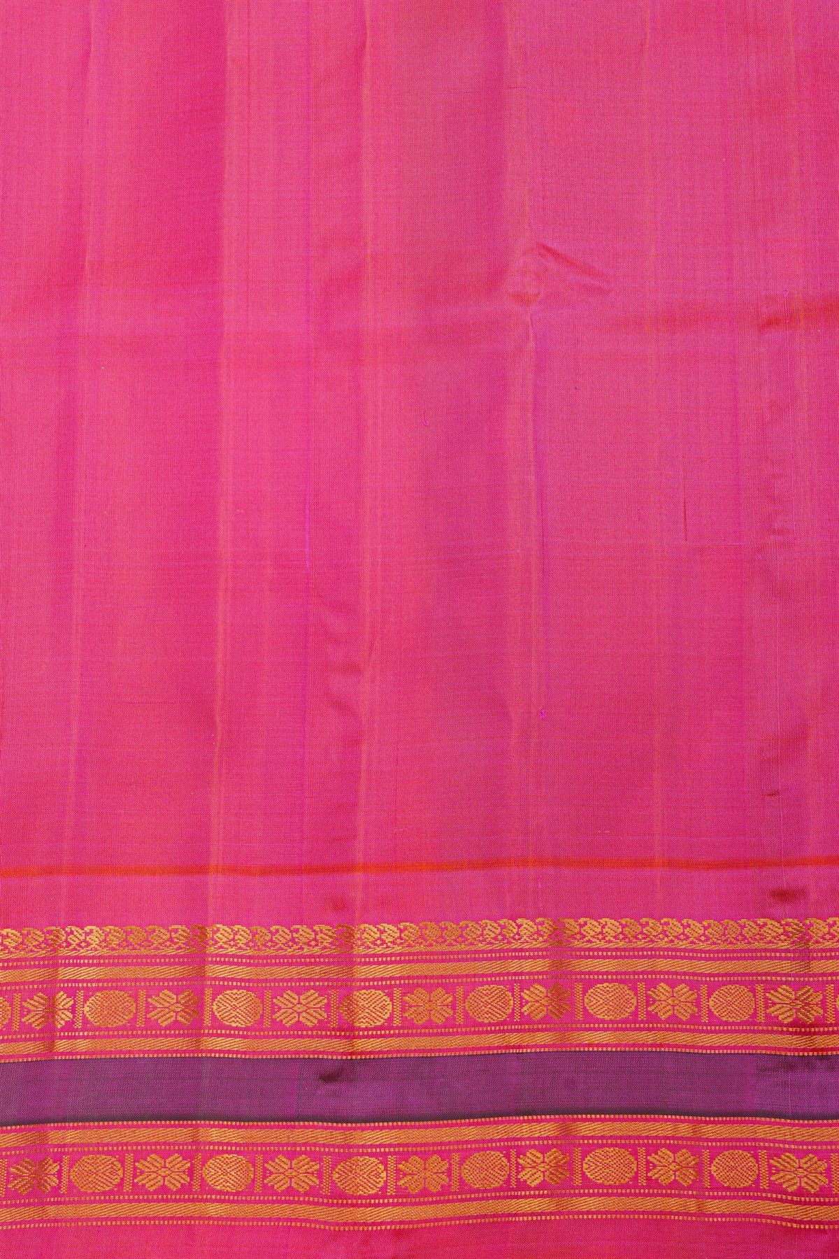 Gadwal Silk Navy Blue Saree