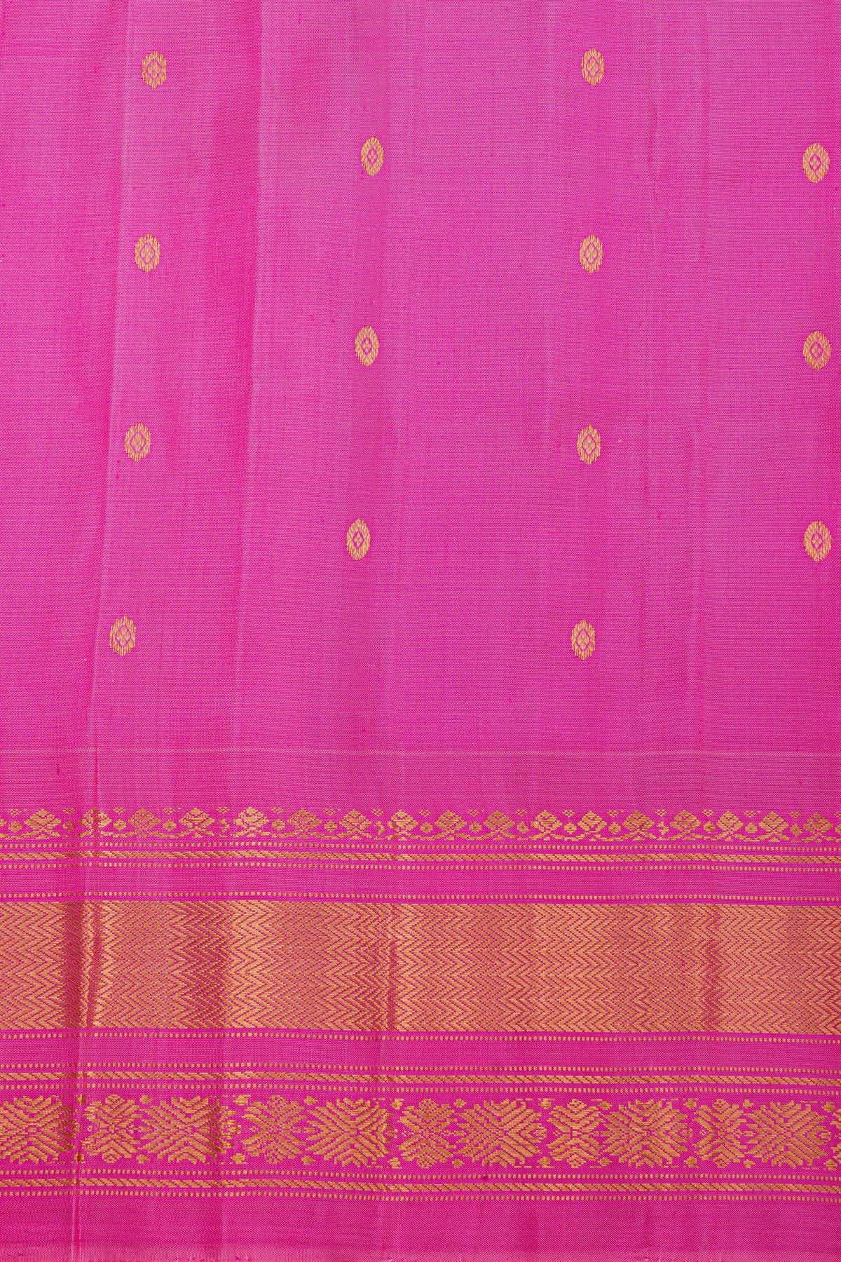 Gadwal Silk Black Saree