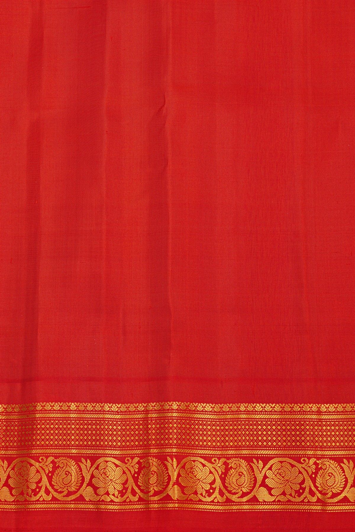 Gadwal Silk Brown Saree