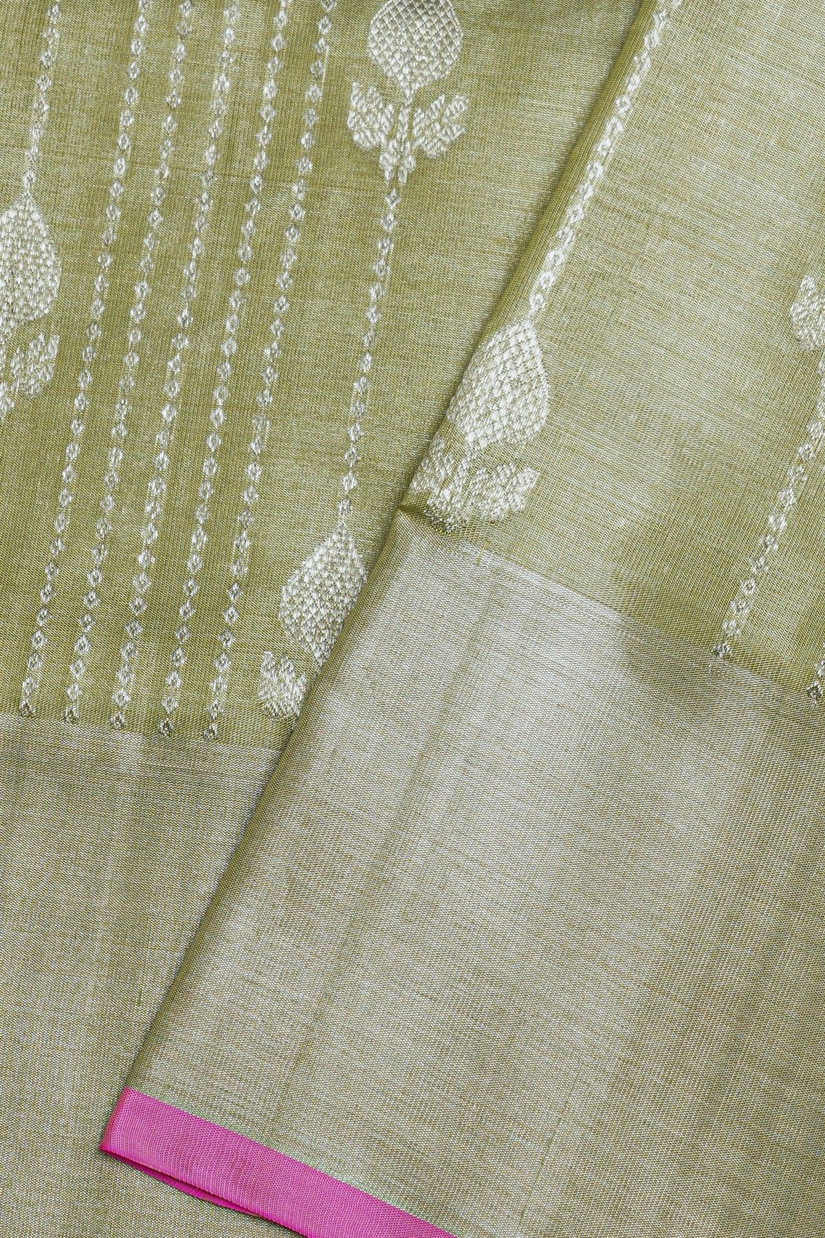 Venkatagiri Silk Light Green Saree