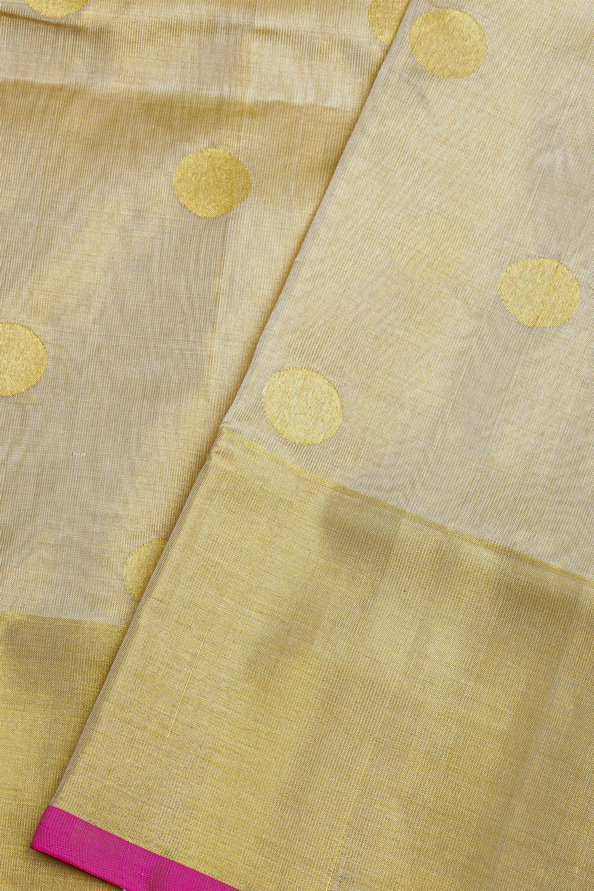 Venkatagiri Silk Cream Saree