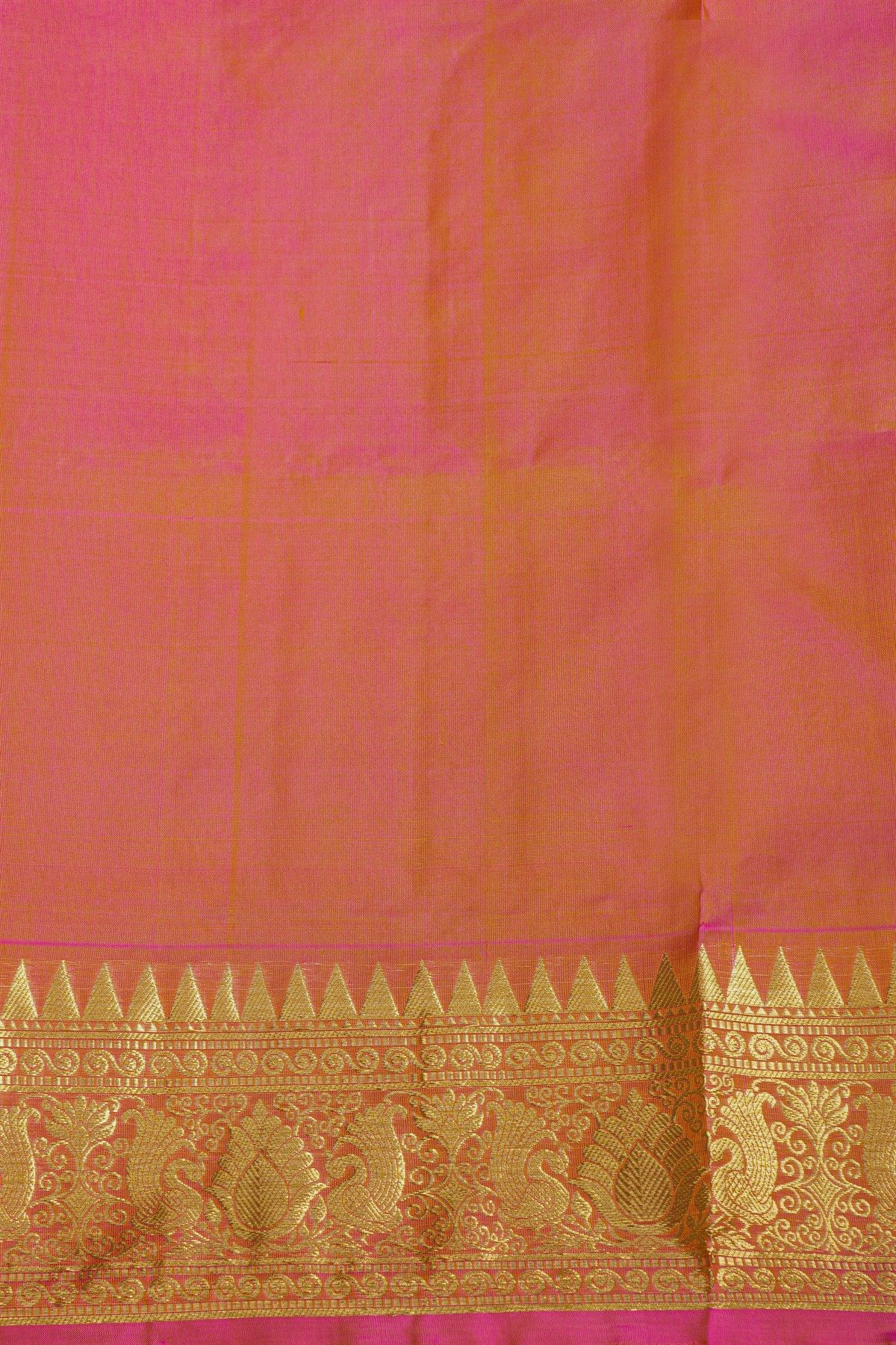 Venkatagiri Silk Mustard Saree