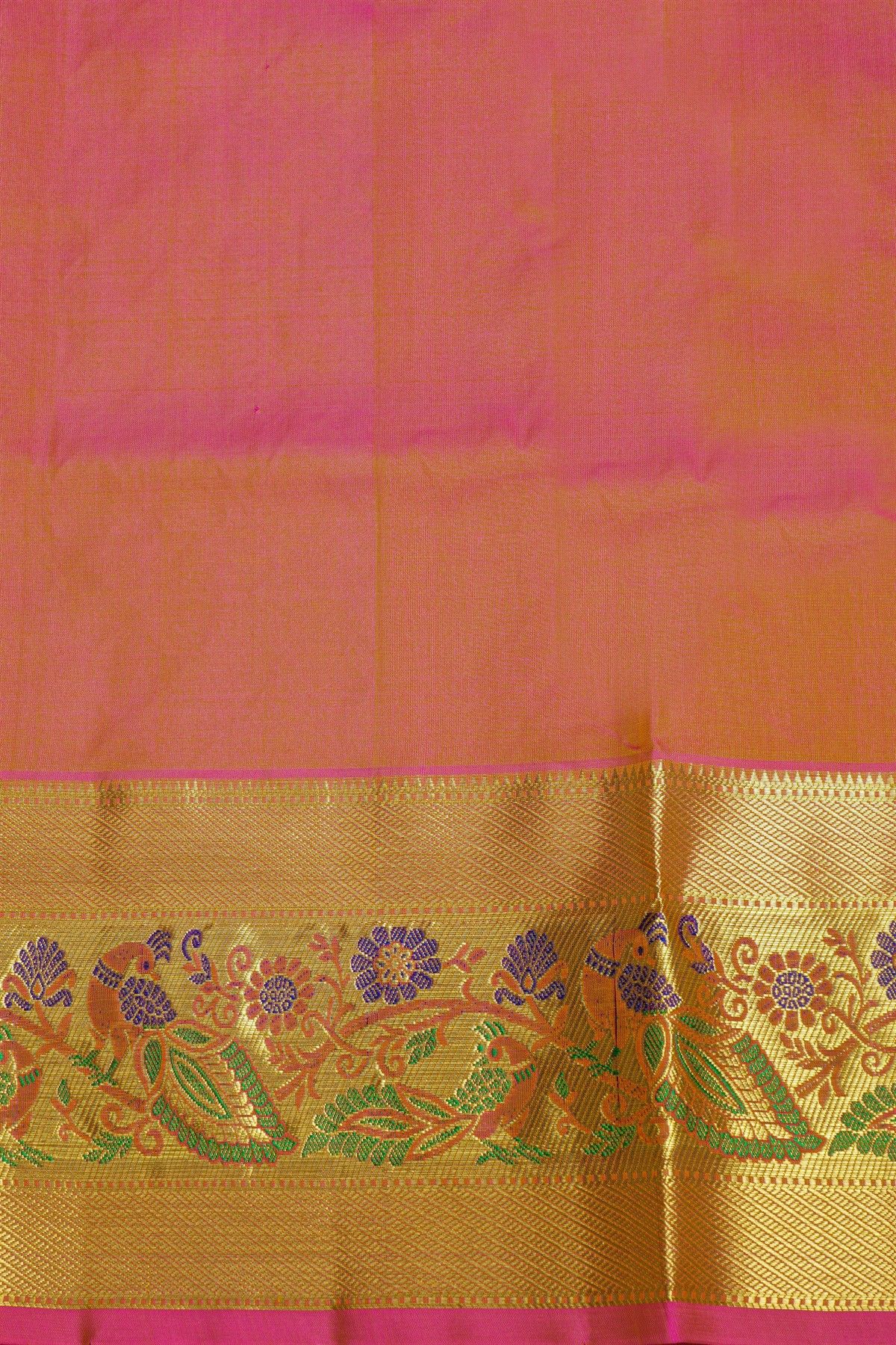 Venkatagiri Silk Mustard Saree