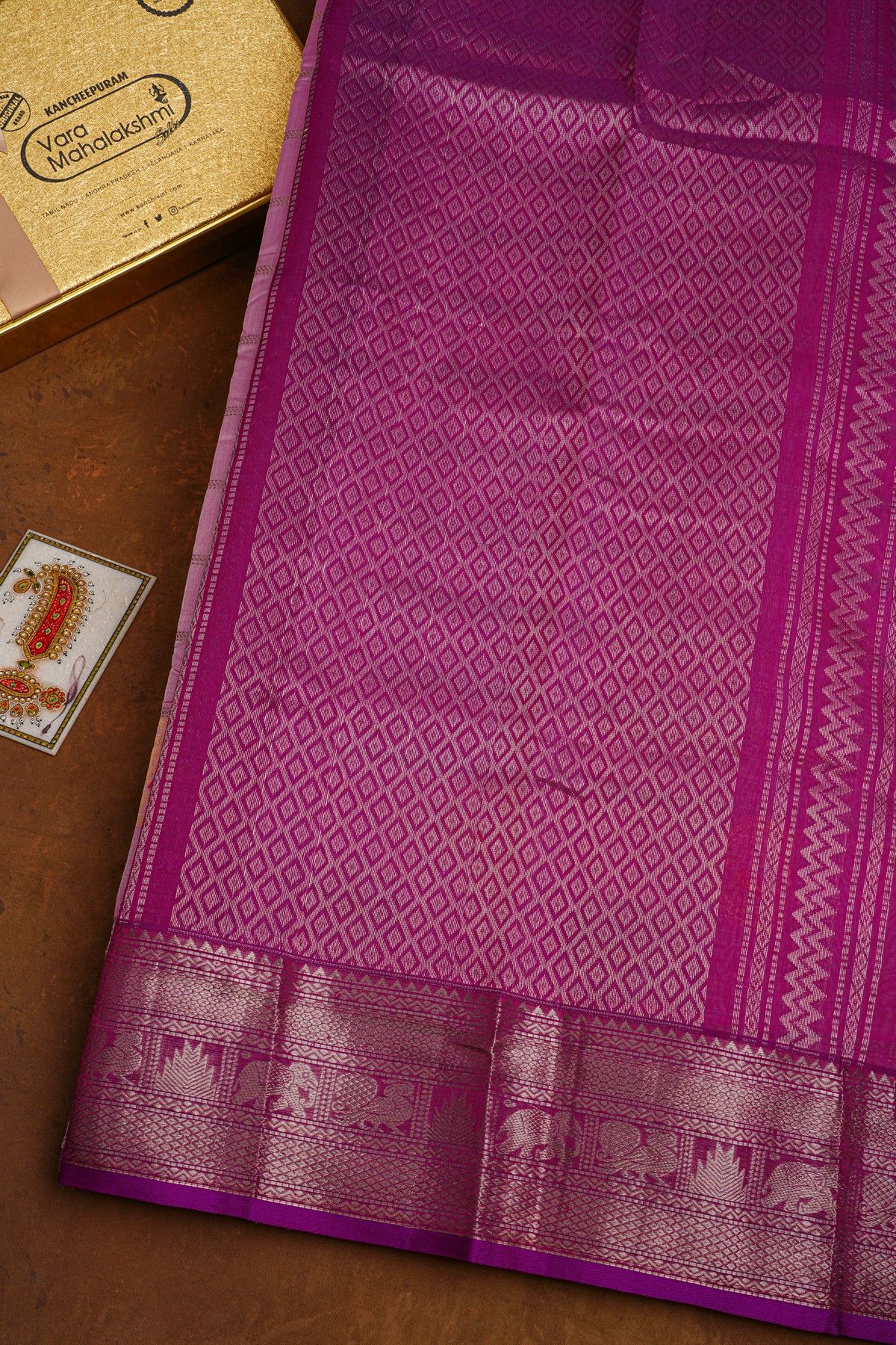 Kuppadam Sico Lavender Saree