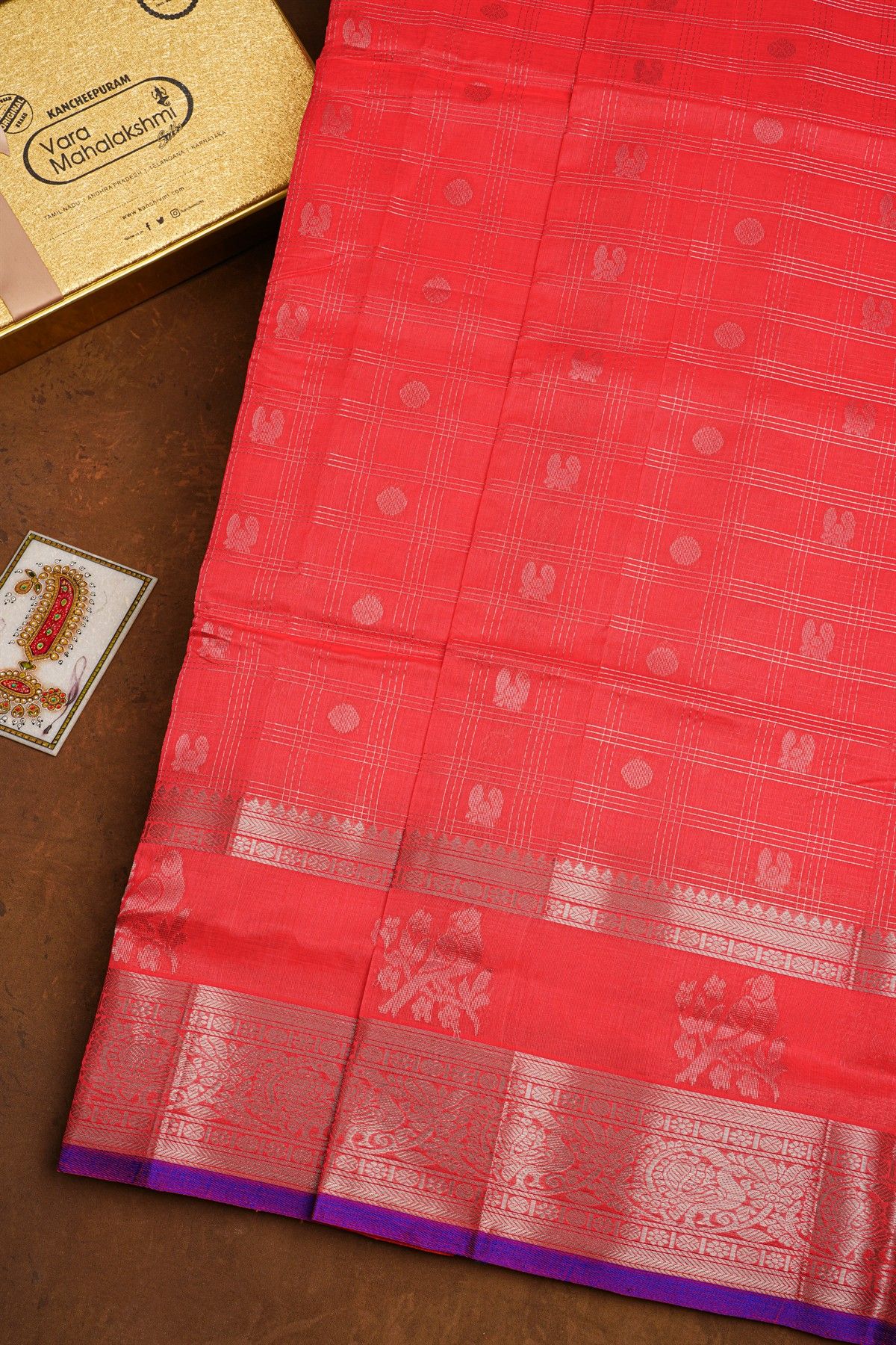 Kuppadam Sico Pink Saree