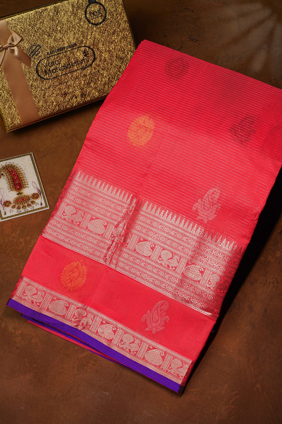 Kuppadam Sico Pink Saree