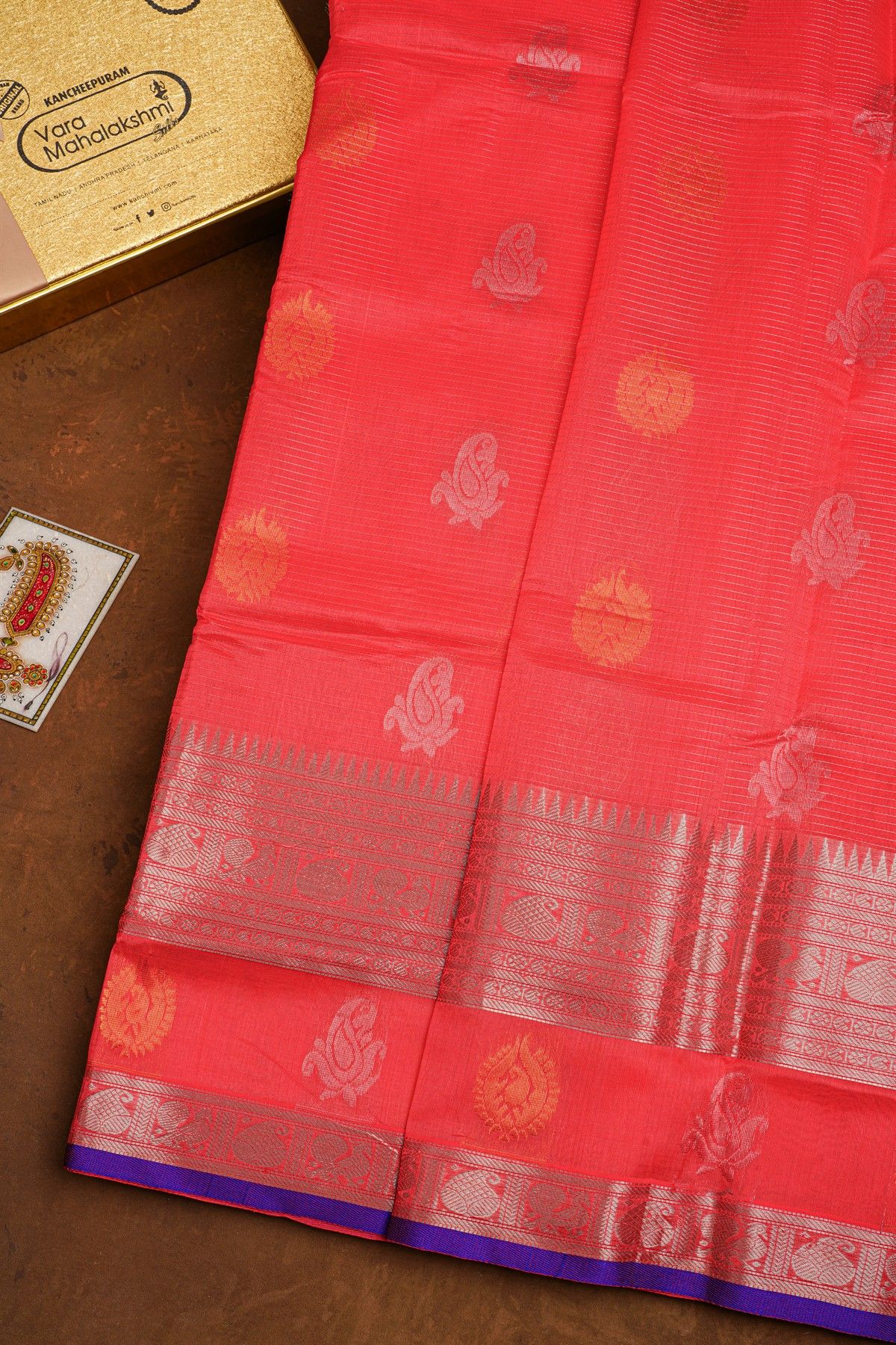 Kuppadam Sico Pink Saree