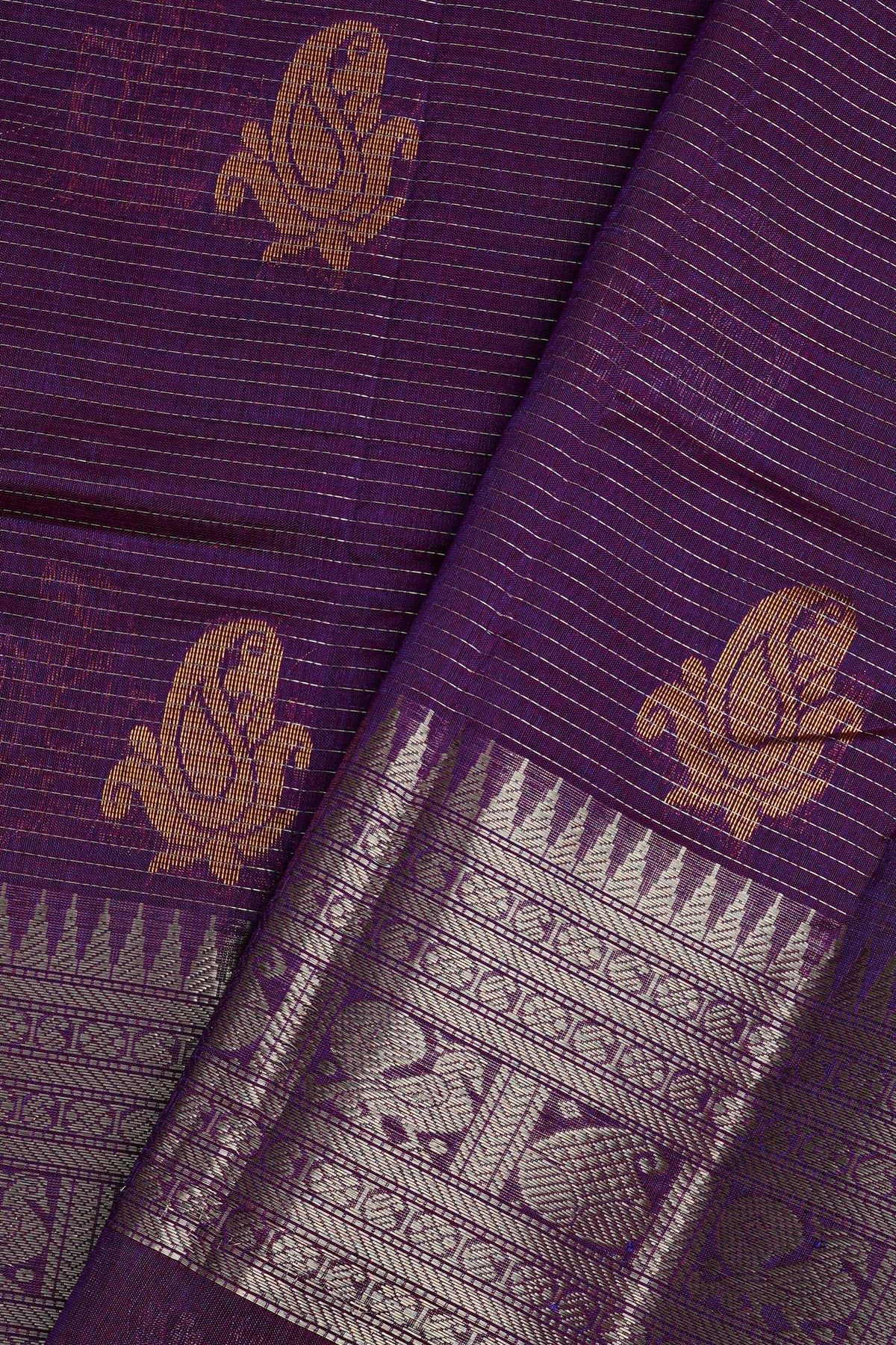 Kuppadam Sico Purple Saree