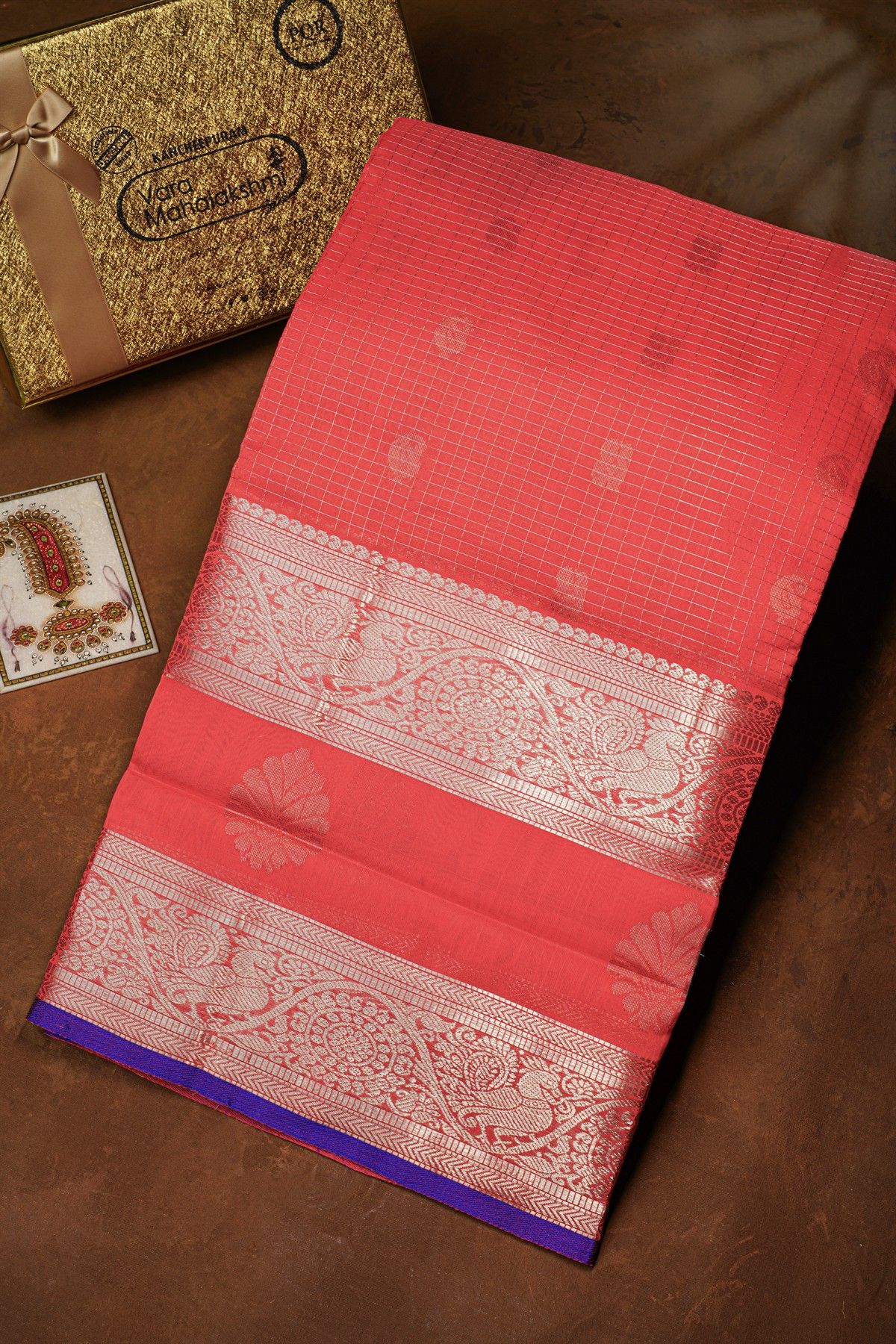 Kuppadam Sico Pink Saree