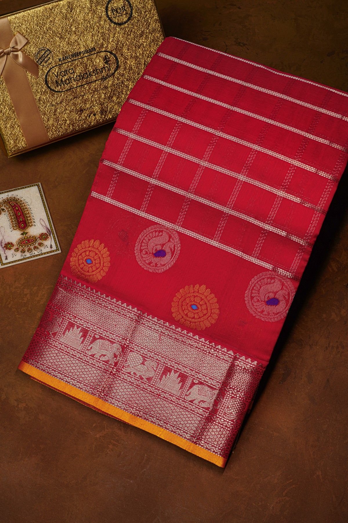 Kuppadam Sico Pink Saree