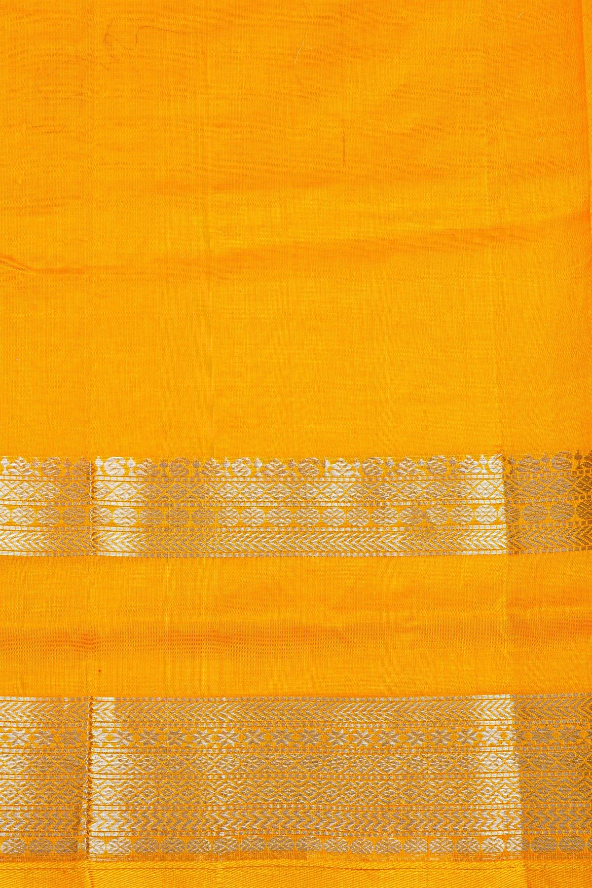 Kuppadam Sico Peacock Blue Saree