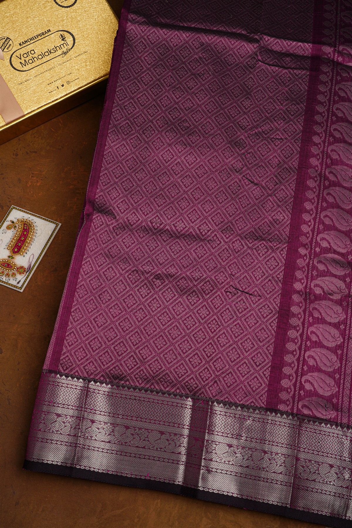 Kuppadam Sico Purple Saree