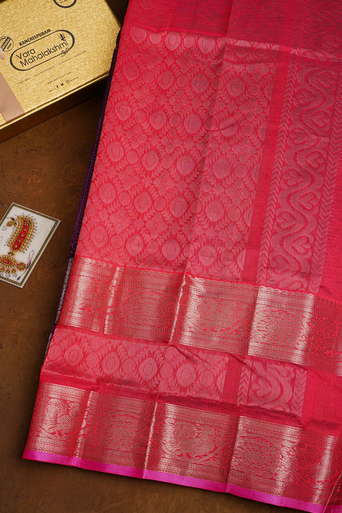 Kuppadam Sico Purple Saree