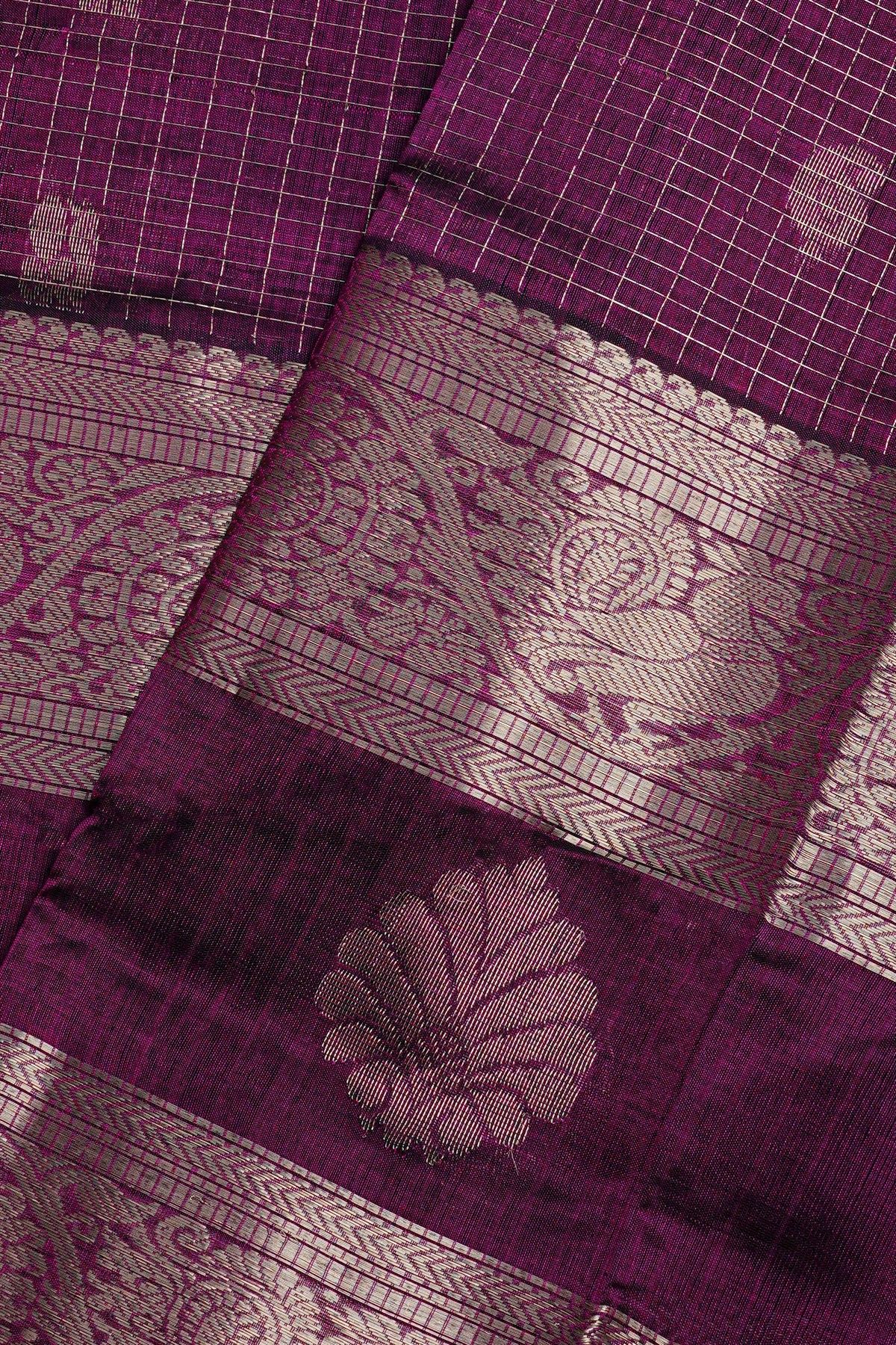 Kuppadam Sico Purple Saree