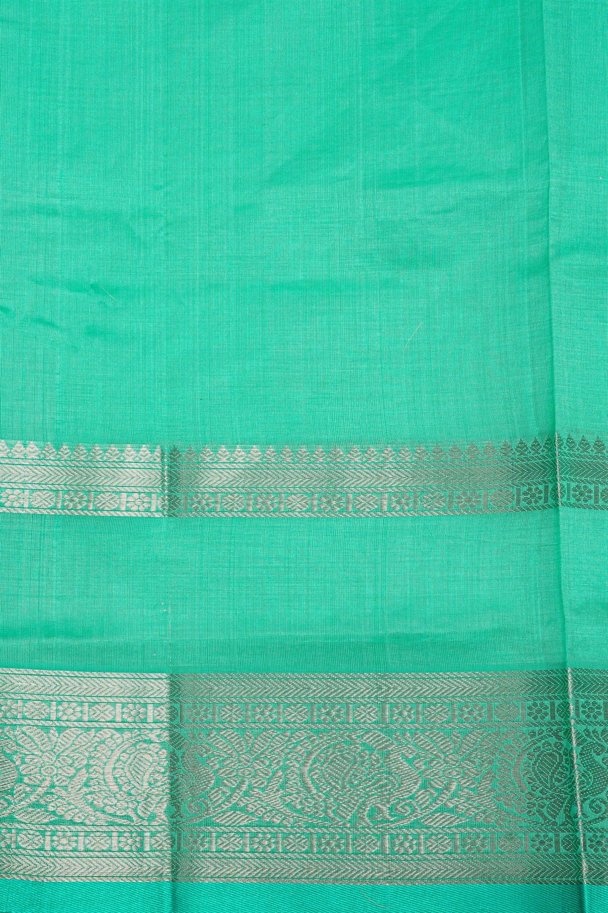 Kuppadam Sico Sea Green Saree