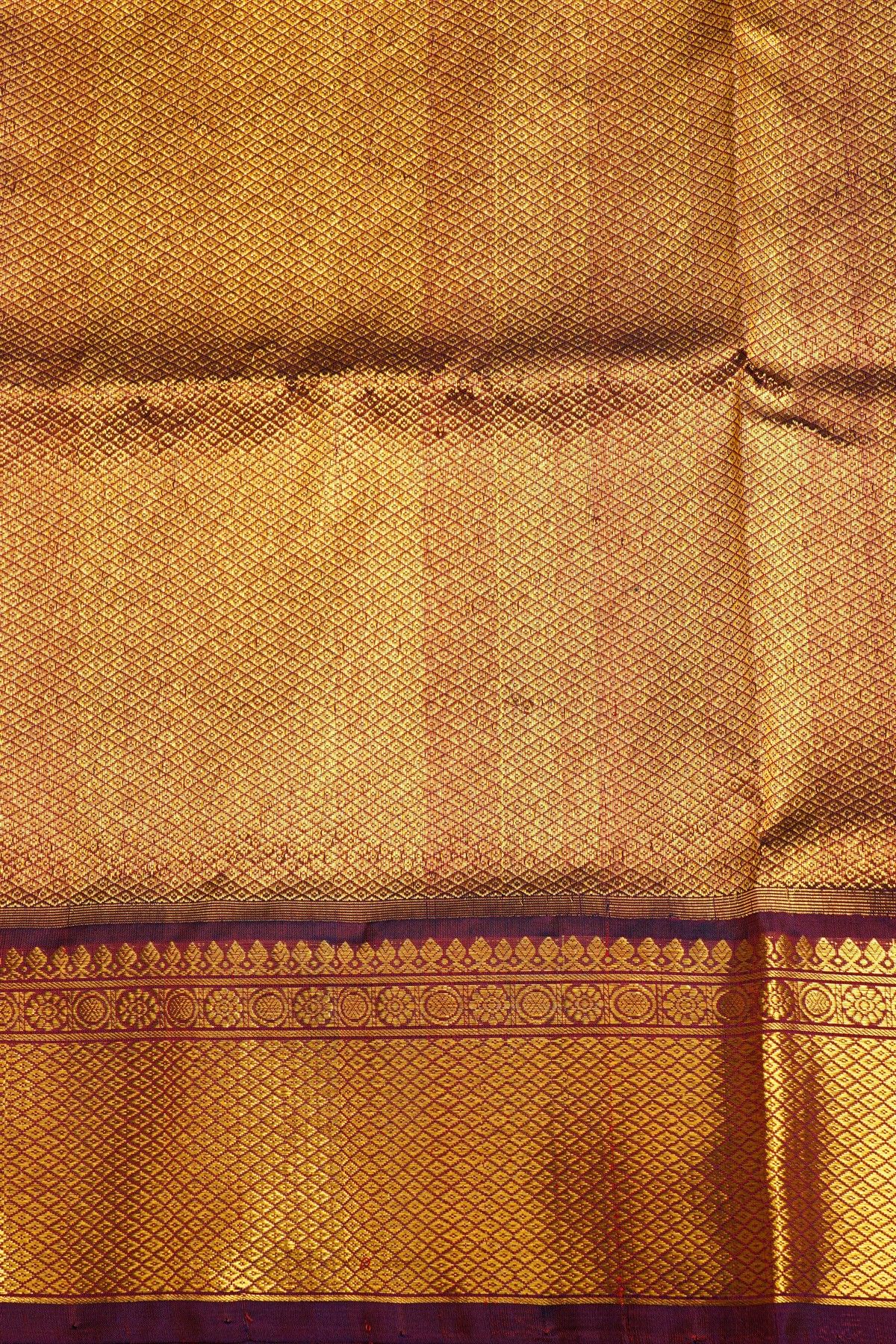 Venkatagiri Silk Maroon Saree