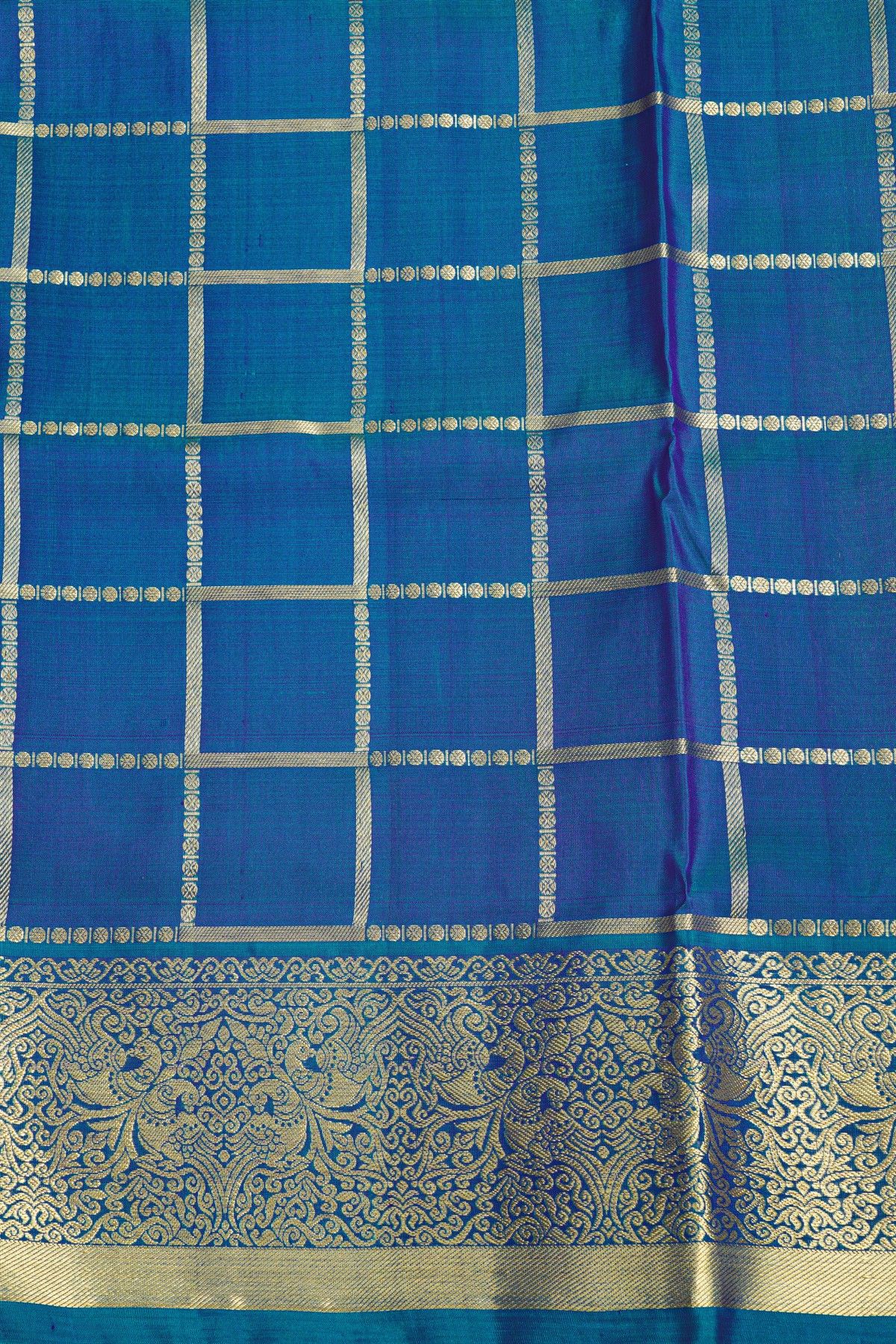 Venkatagiri Silk Navy Blue Saree