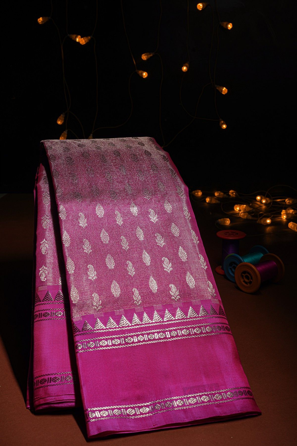 Venkatagiri Silk Pink Saree