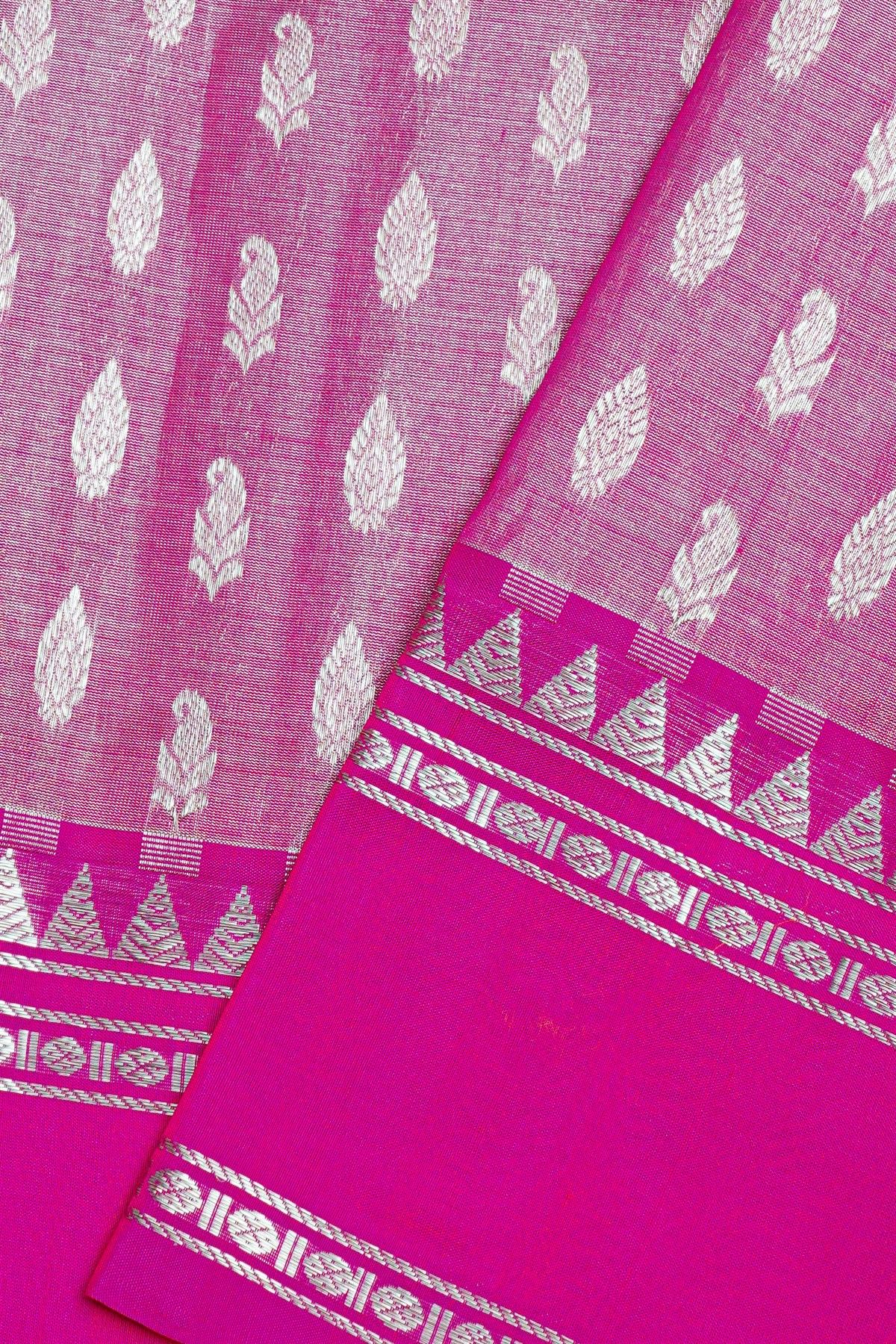 Venkatagiri Silk Pink Saree