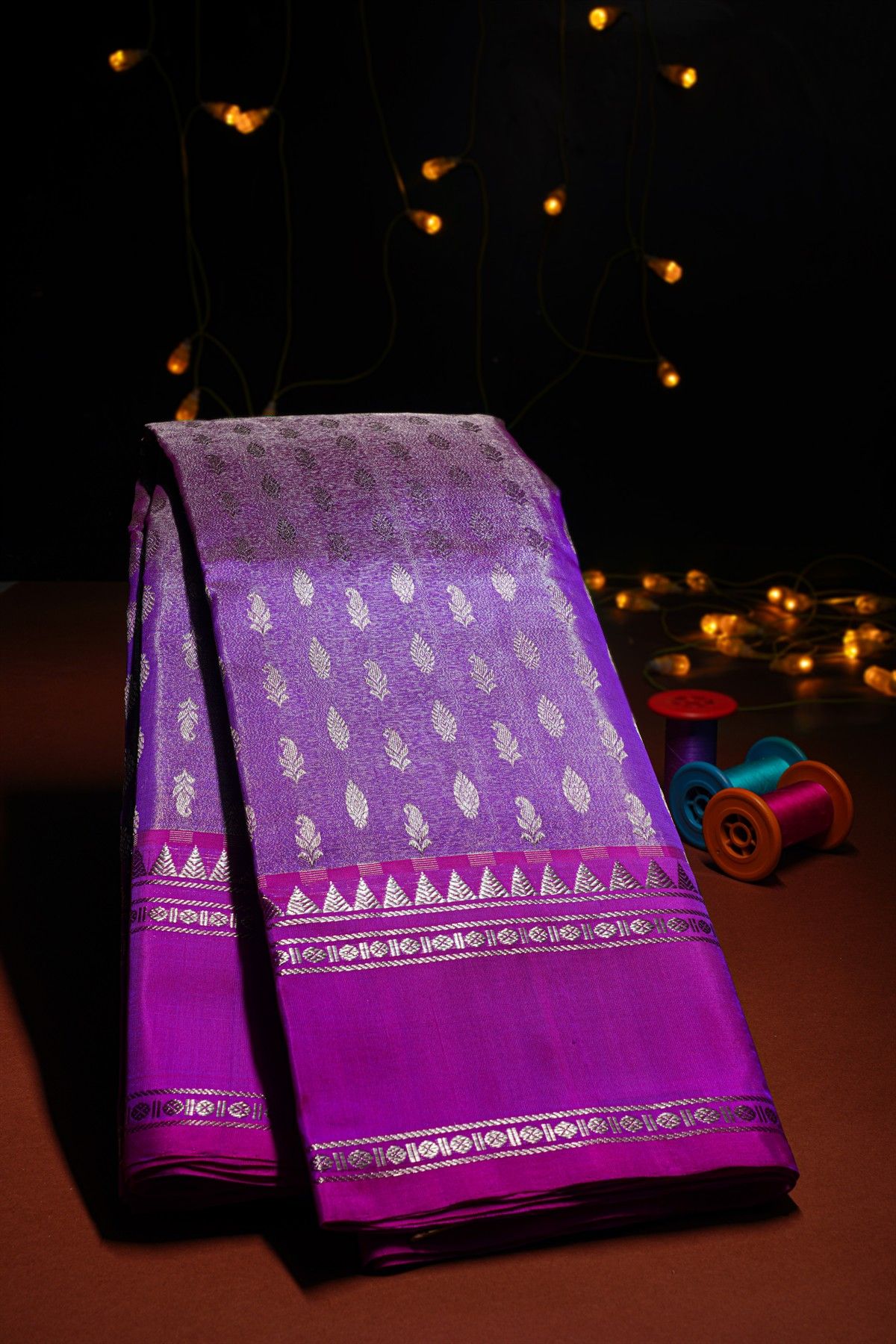 Venkatagiri Silk Lavender Saree