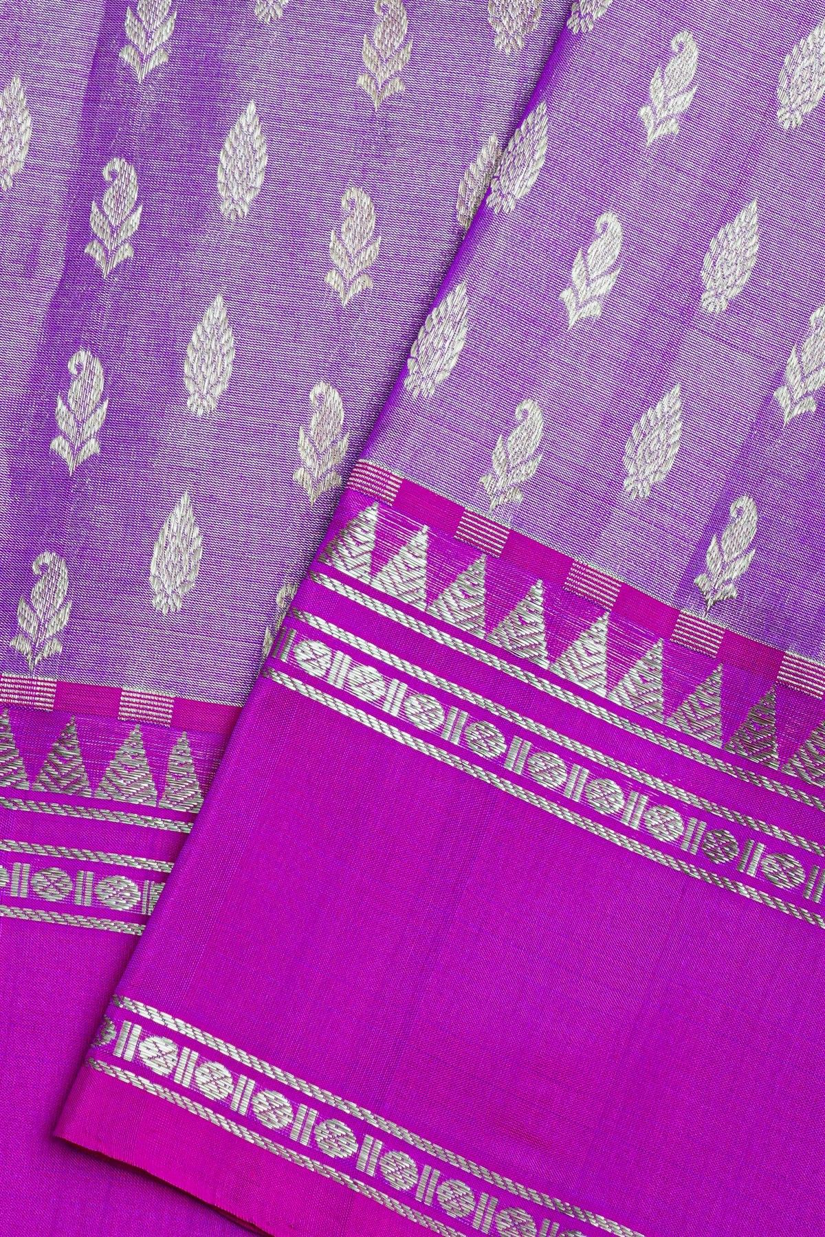 Venkatagiri Silk Lavender Saree