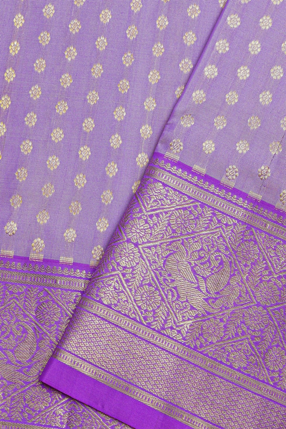 Venkatagiri Silk Light Purple Saree