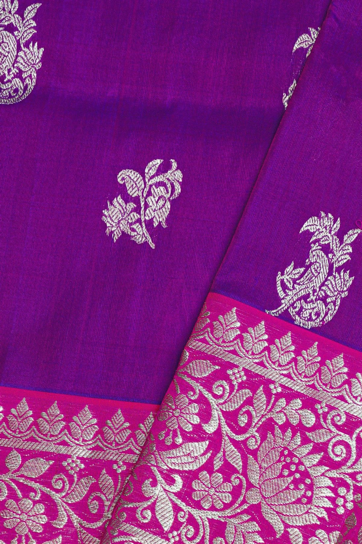 Venkatagiri Silk Dual Colour Saree