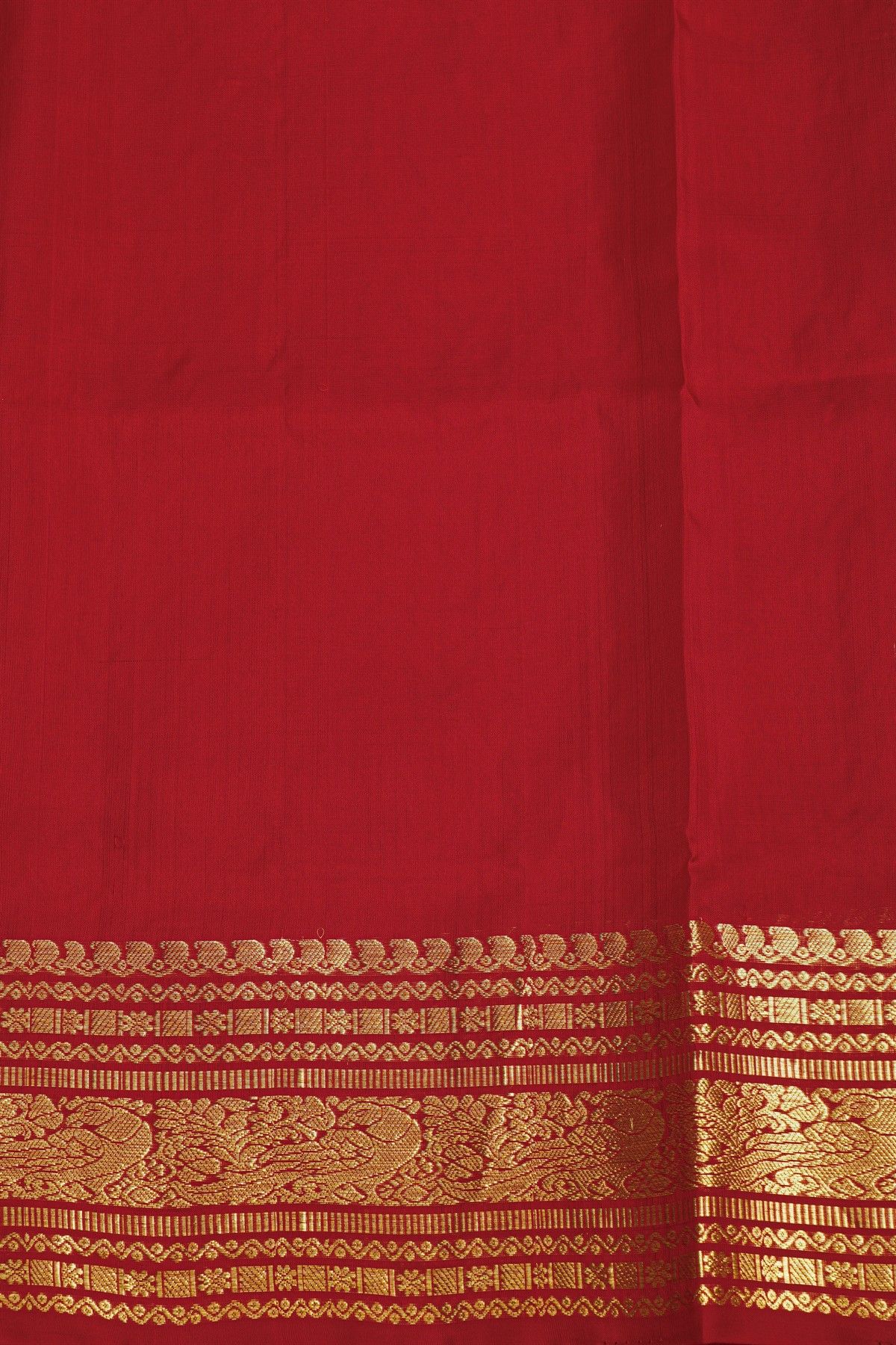 Venkatagiri Silk Red Saree