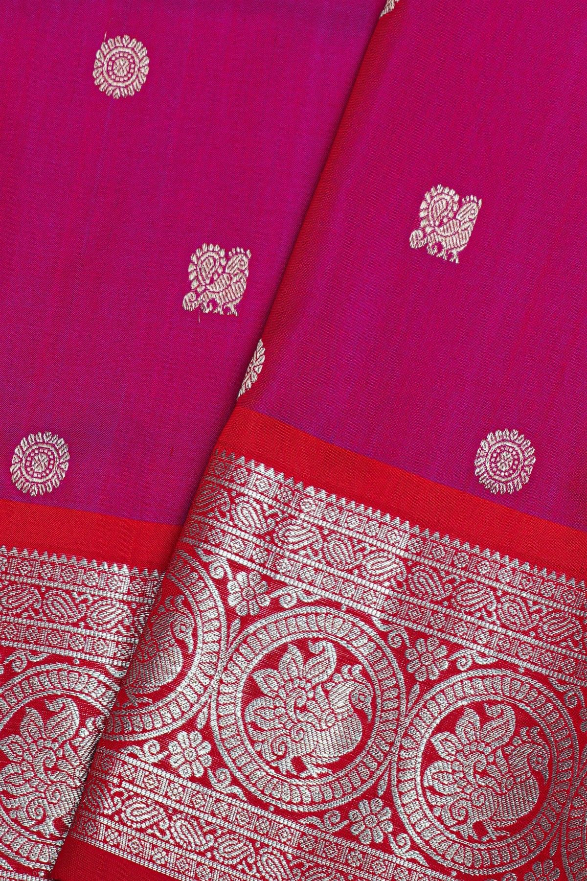 Venkatagiri Silk Dual Colour Saree