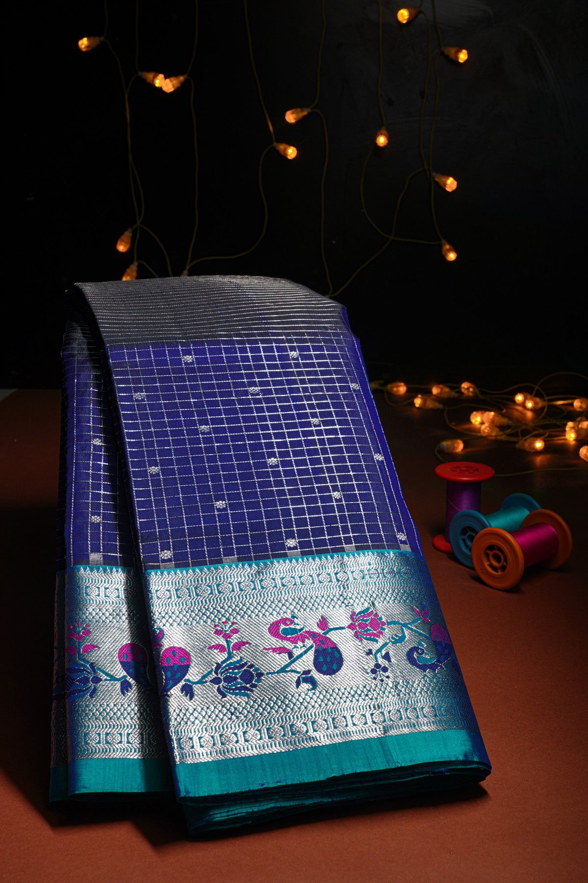 Venkatagiri Silk Dual Colour Saree