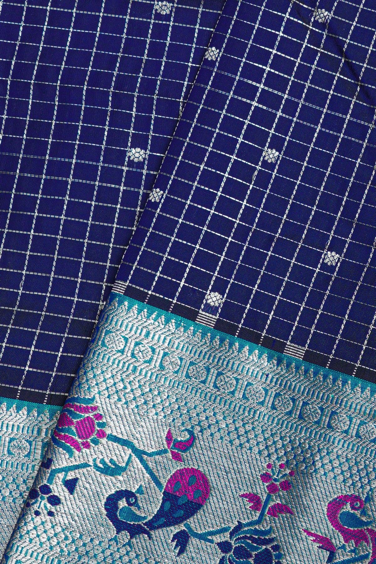 Venkatagiri Silk Dual Colour Saree