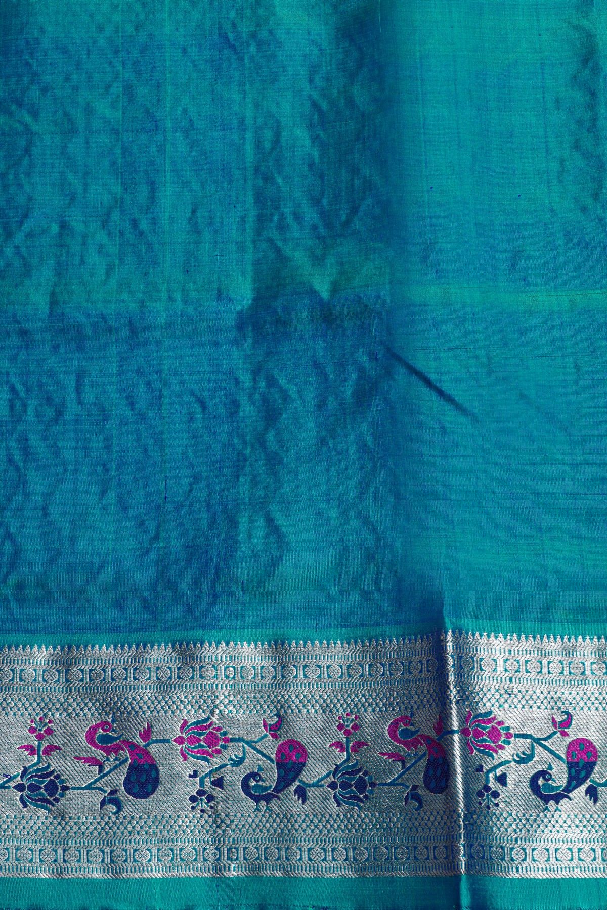 Venkatagiri Silk Dual Colour Saree