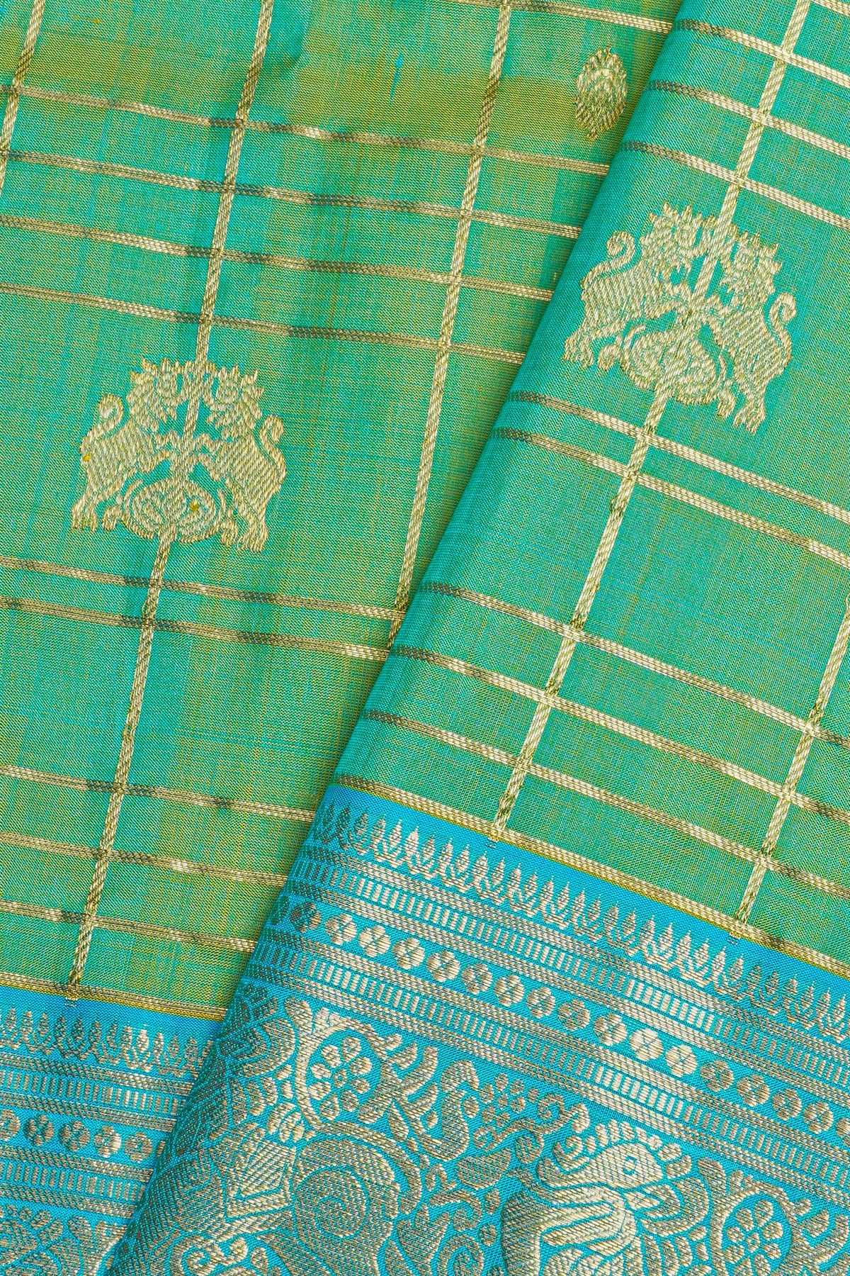 Venkatagiri Silk Dual Colour Saree