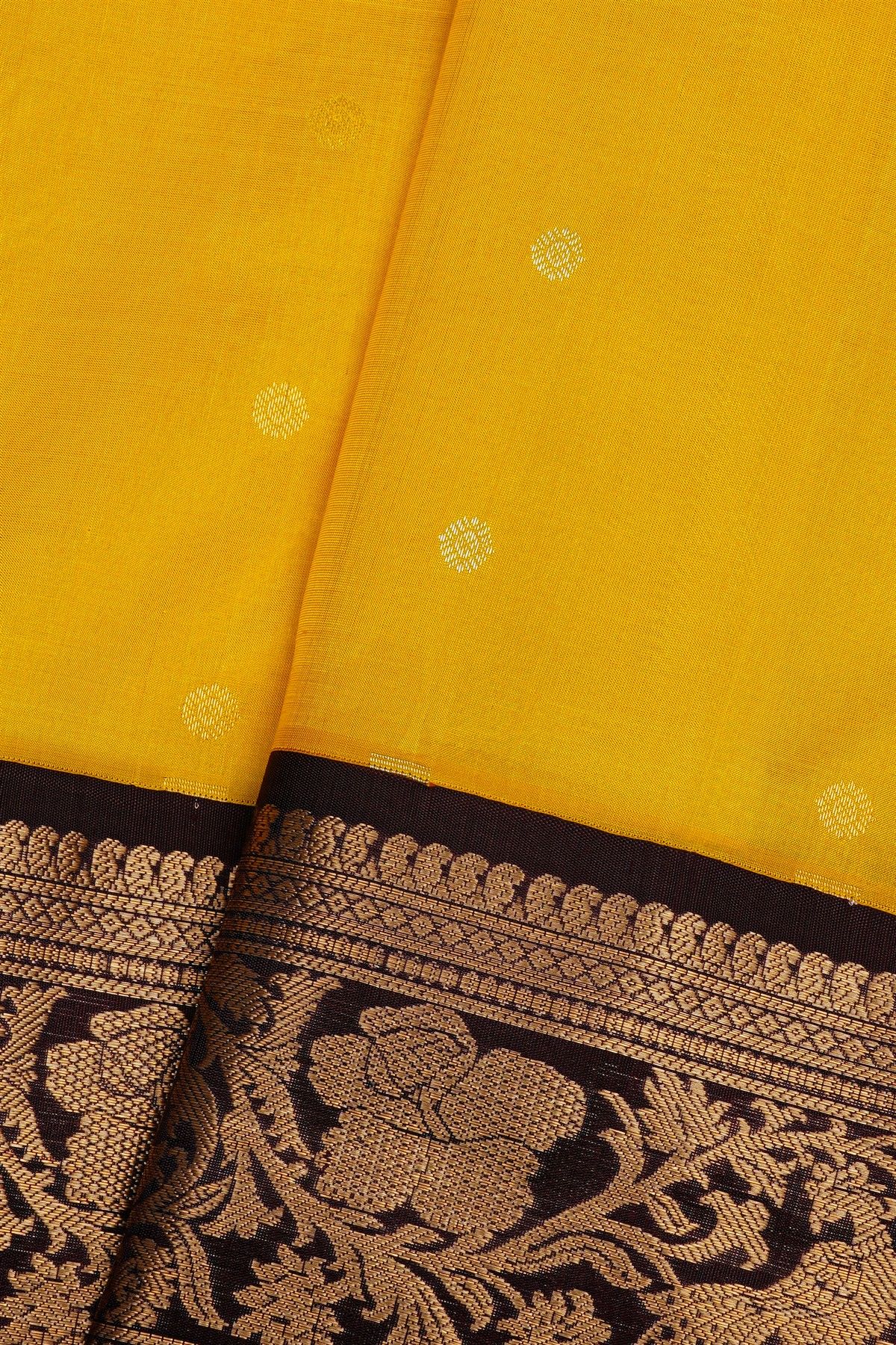 Kuppadam Sico Yellow Saree