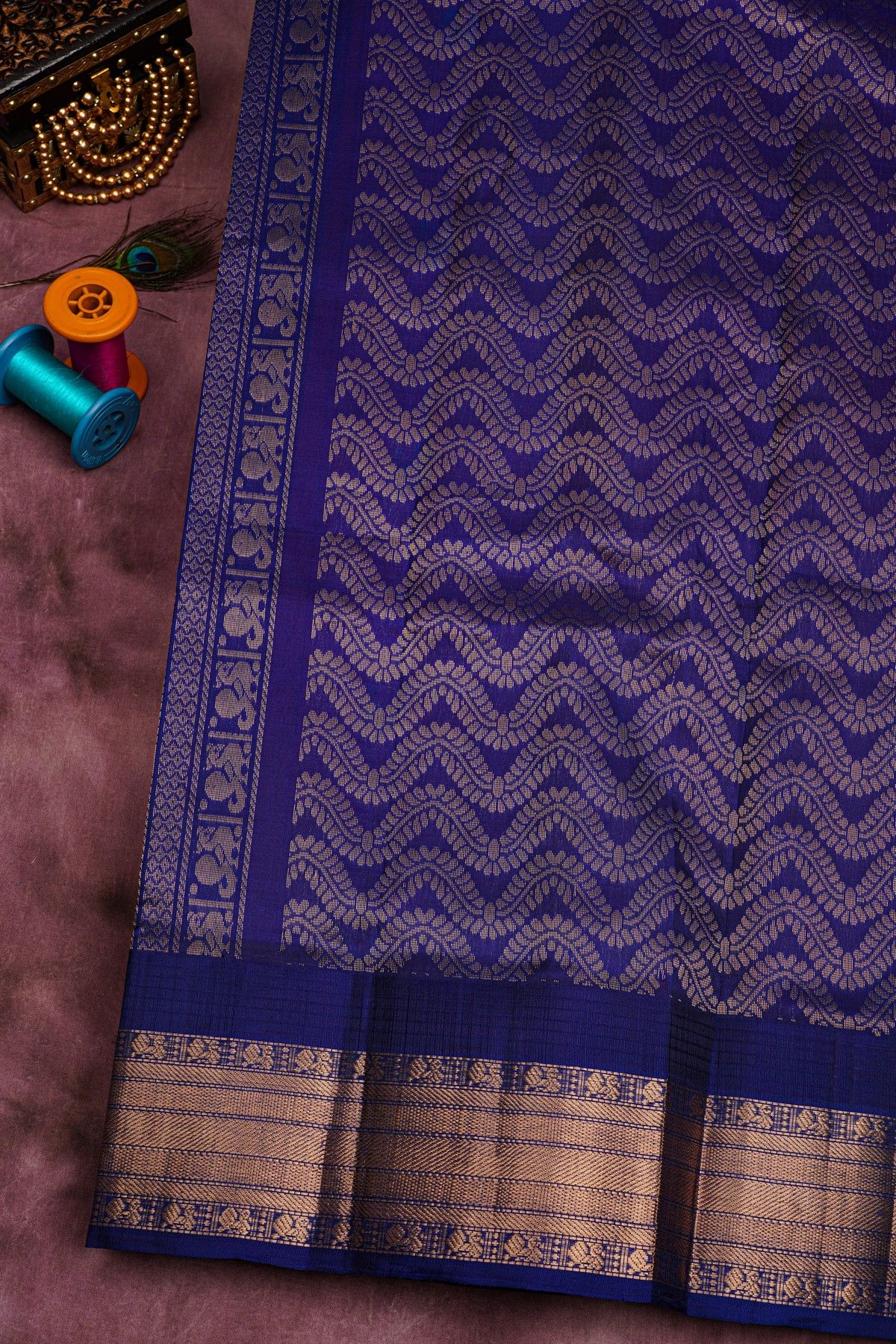 Kuppadam Sico Peach Saree