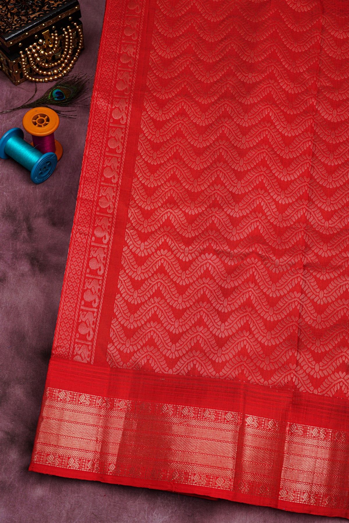 Kuppadam Sico Green Saree