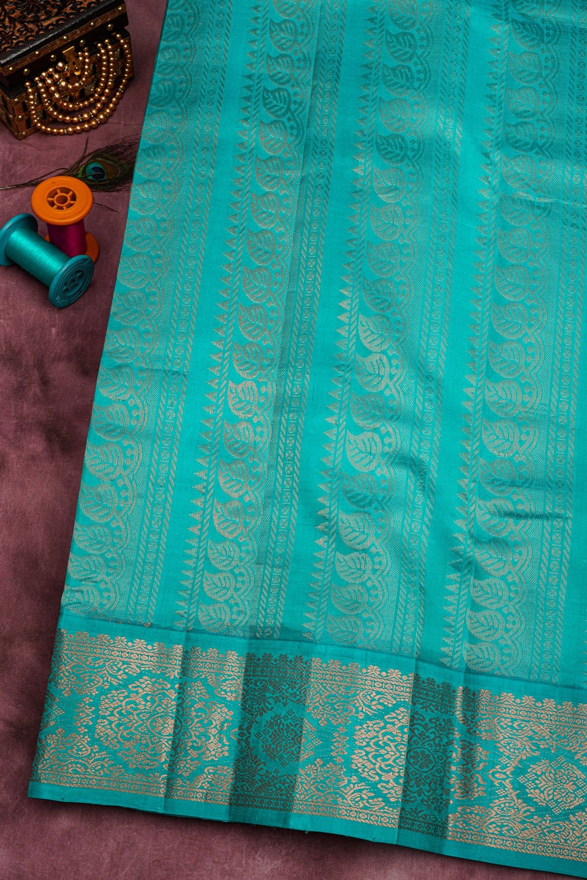 Kuppadam Sico Grey Saree