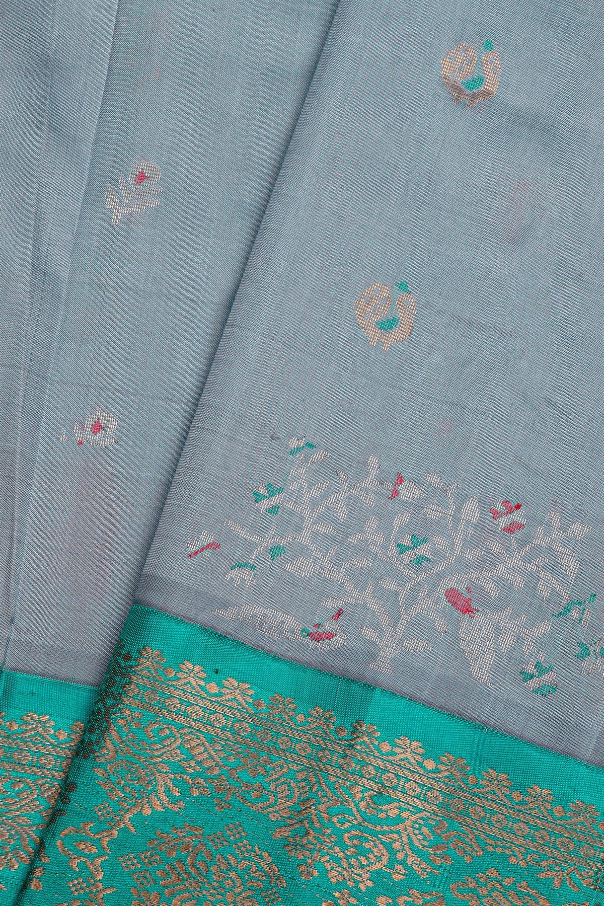 Kuppadam Sico Grey Saree