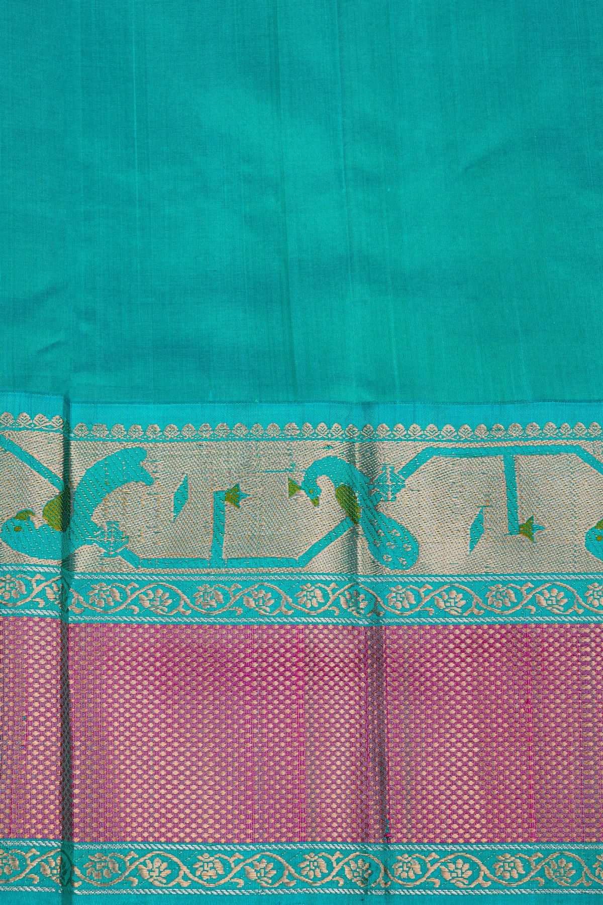 Kuppadam Sico Blue Saree