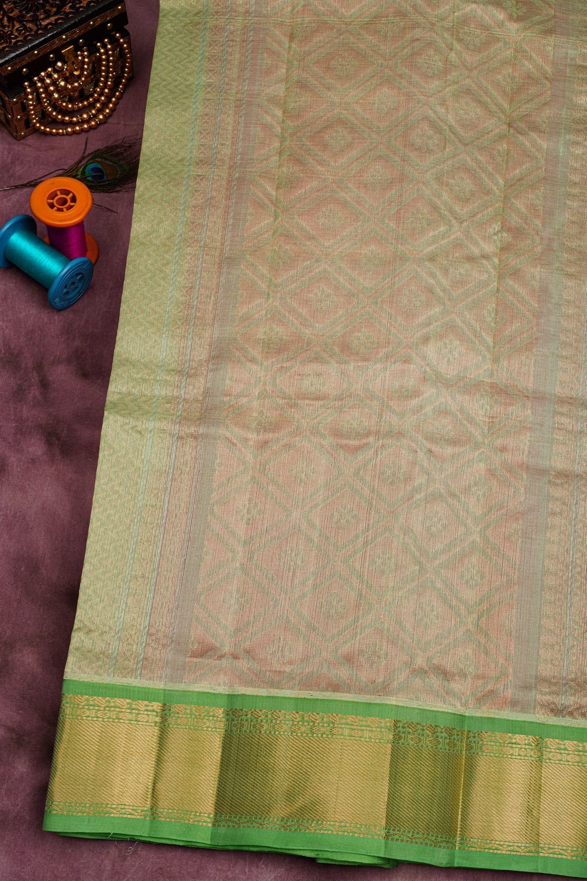 Kuppadam Sico Pink Saree