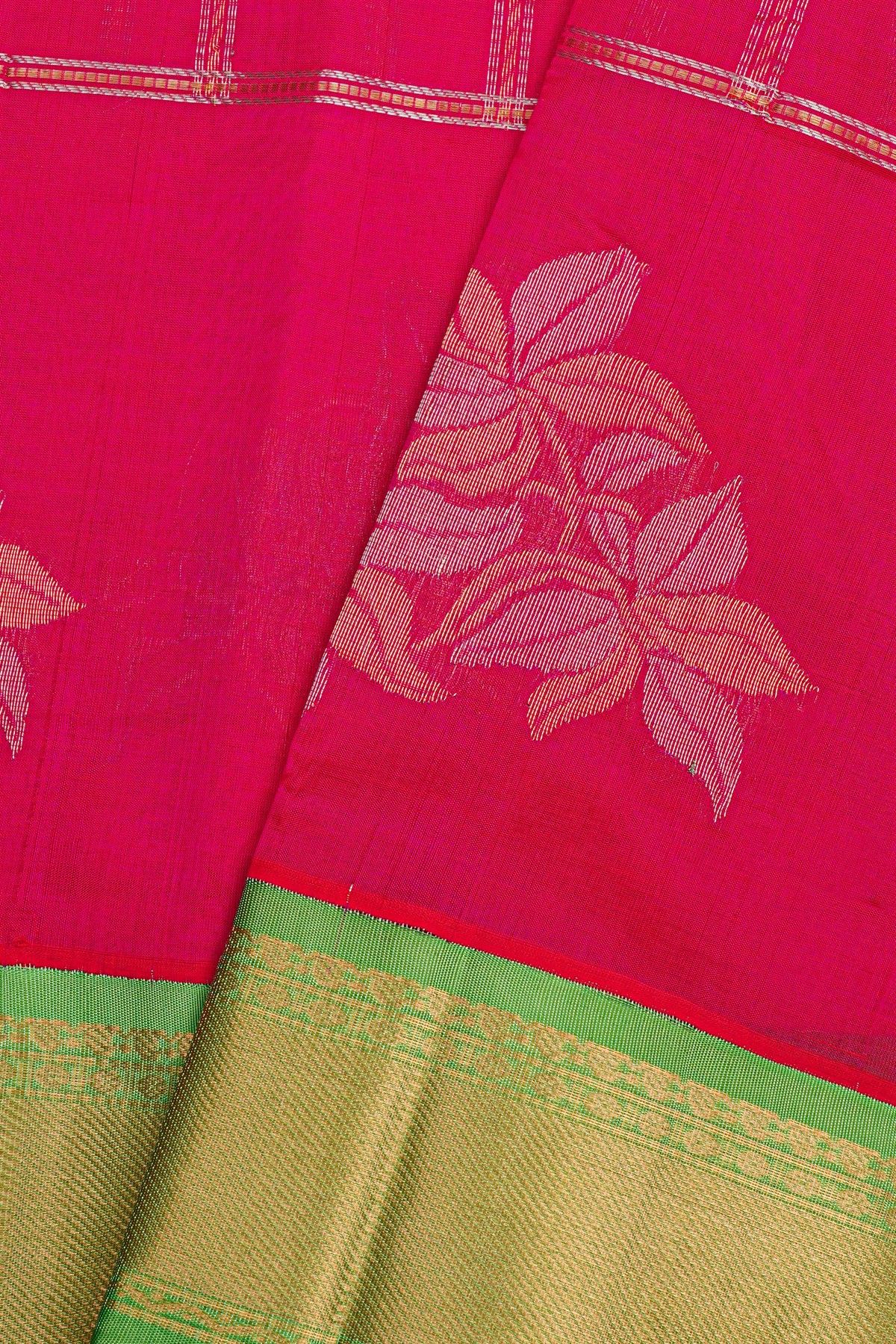 Kuppadam Sico Pink Saree