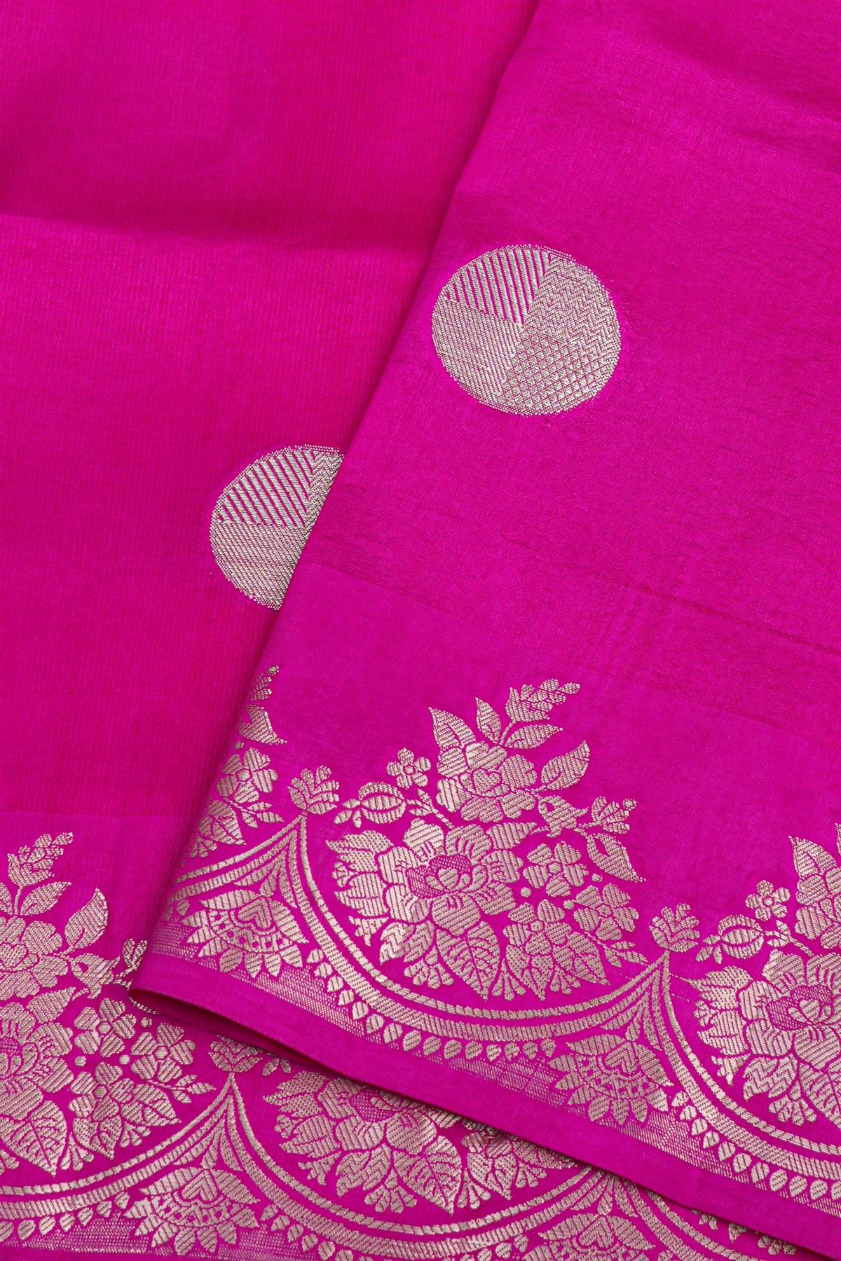 Matka Silk Pink Saree
